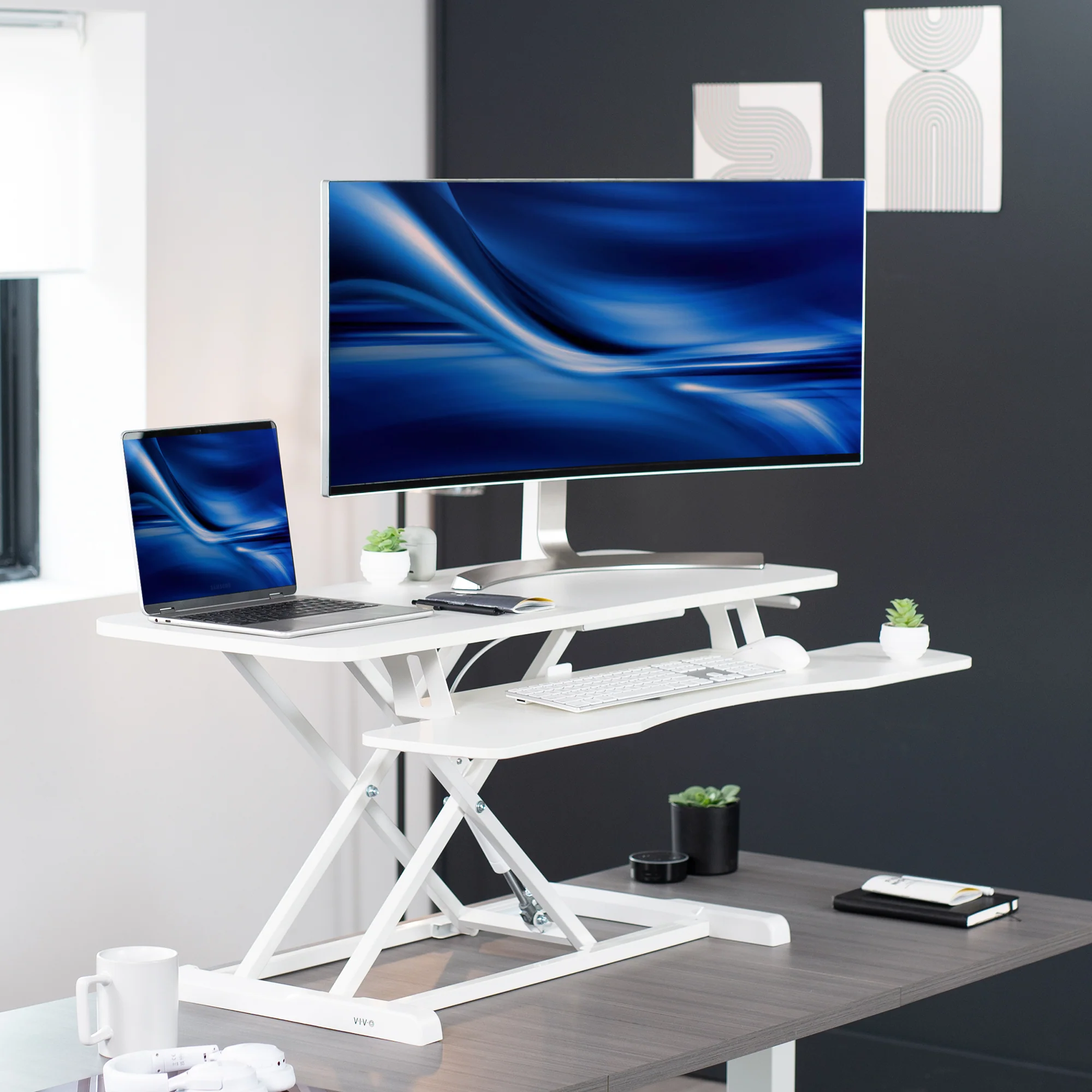 K Series Standing Desk Converter - Image 90