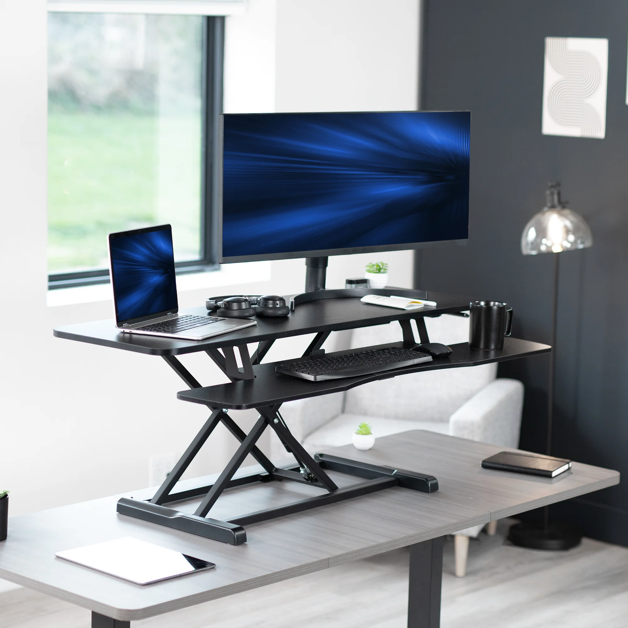 K Series Standing Desk Converter - Image 92