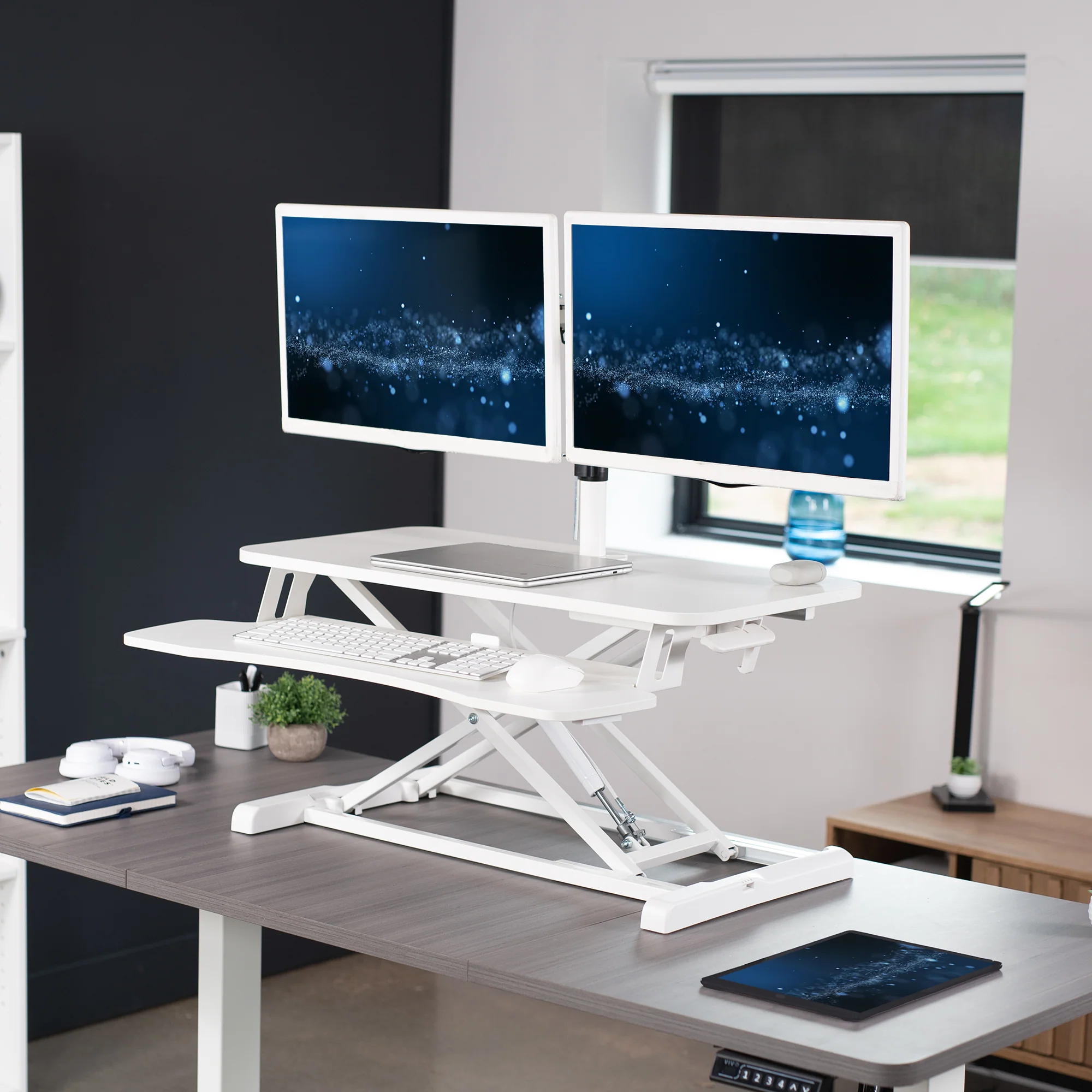Standing Desk Converter with Dual Monitor Mount - Image 16