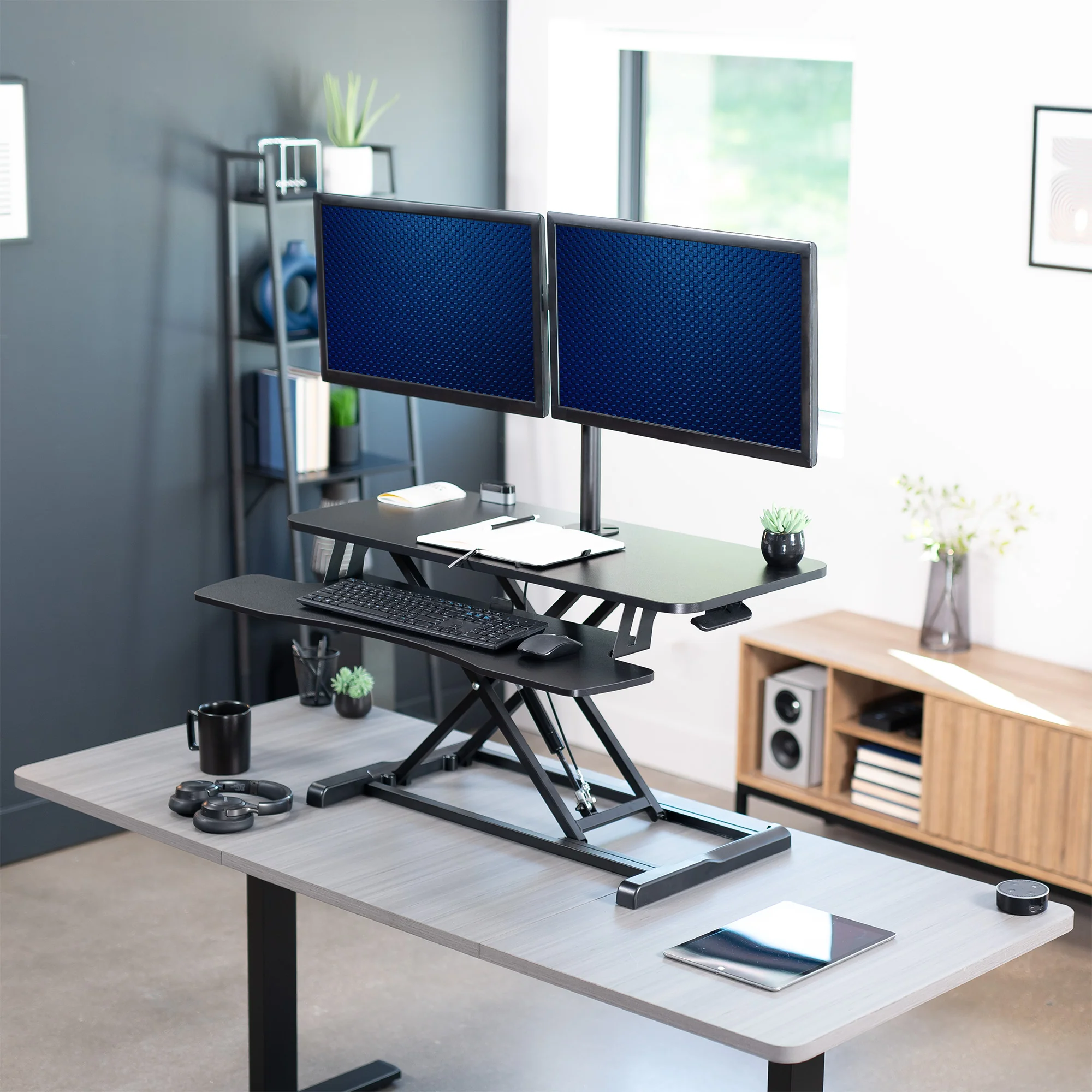 Standing Desk Converter with Dual Monitor Mount - Image 18
