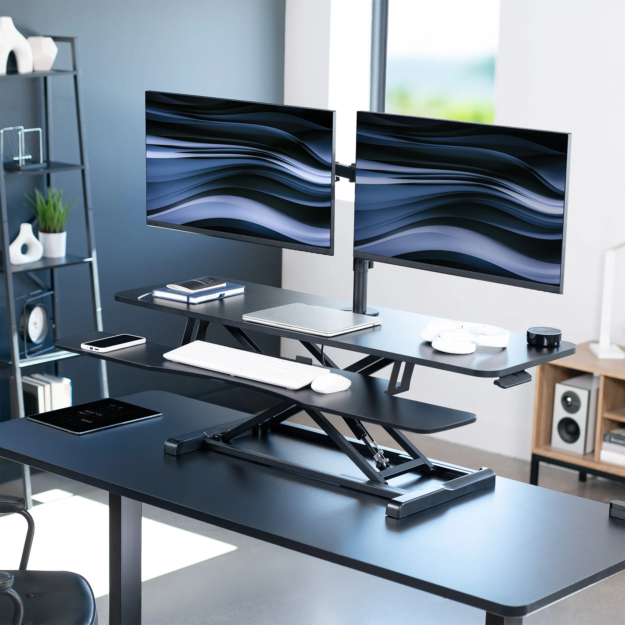 Standing Desk Converter with Dual Monitor Mount - Image 24