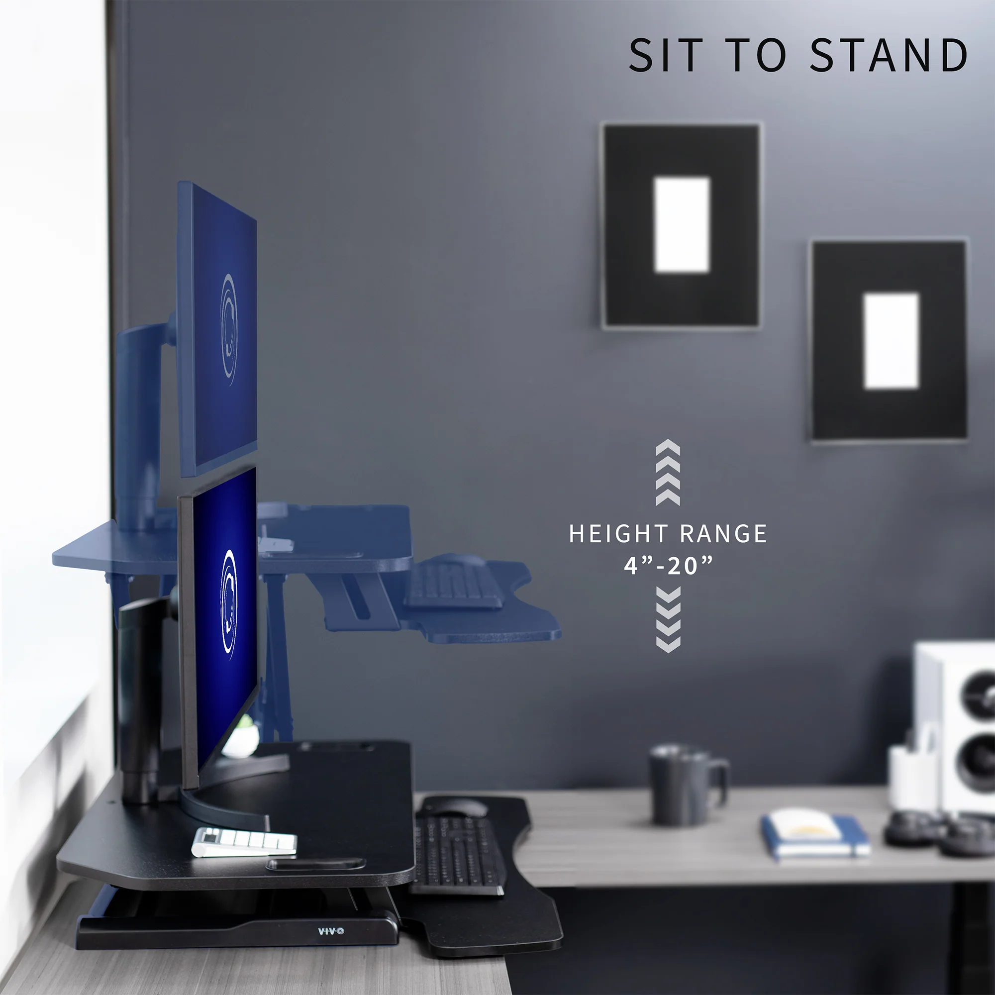 Corner Standing Desk Converter - Image 4