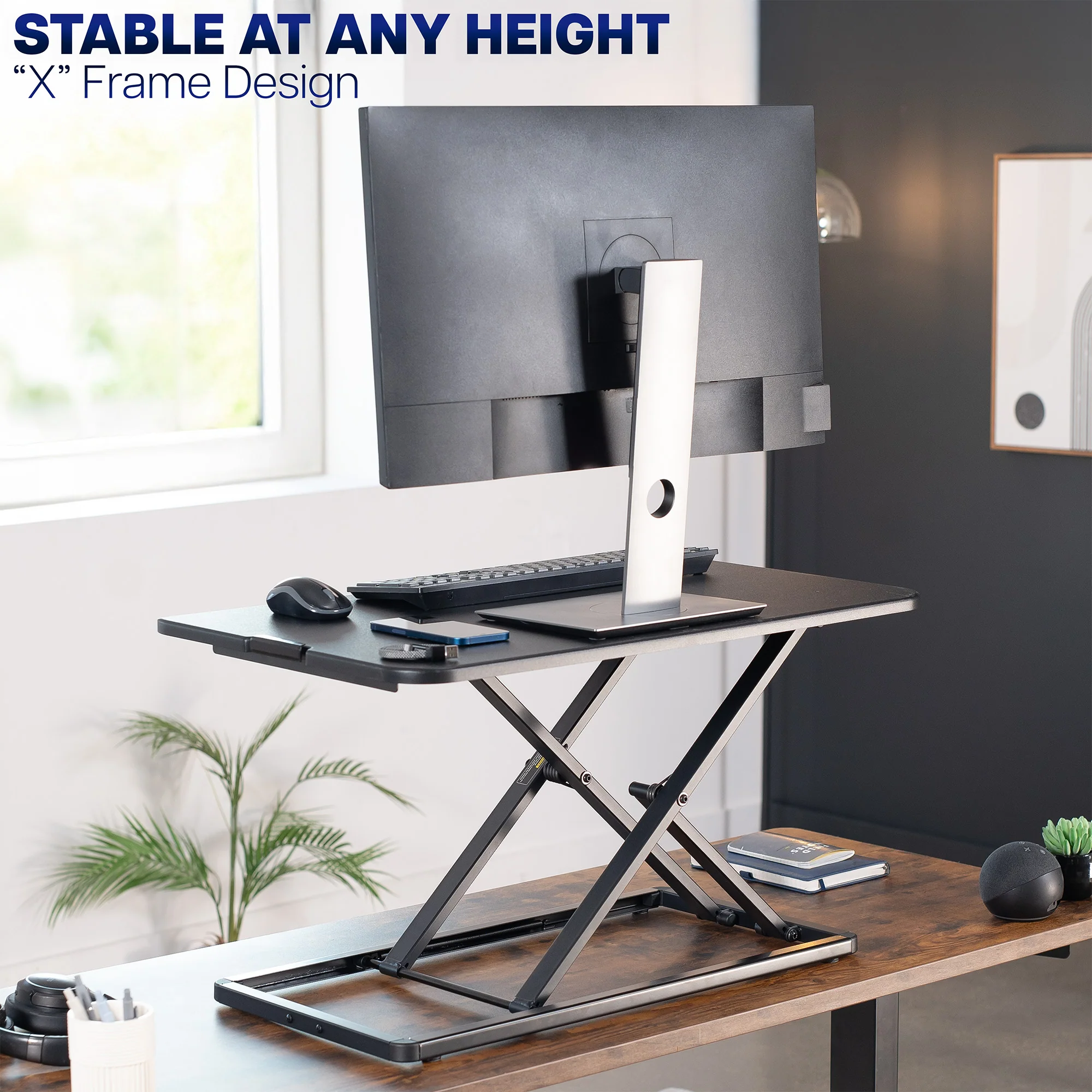 30" Single Top Standing Desk Converter - Image 5