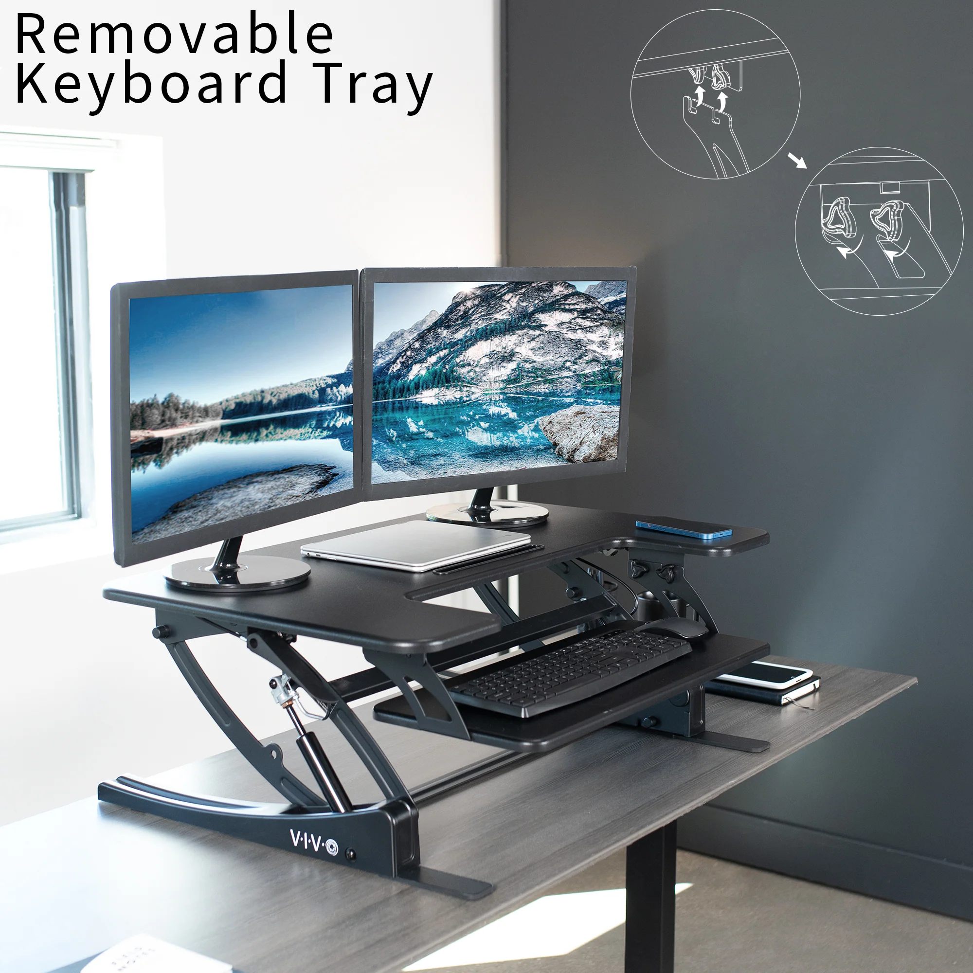 V Series Standing Desk Converter - Image 8