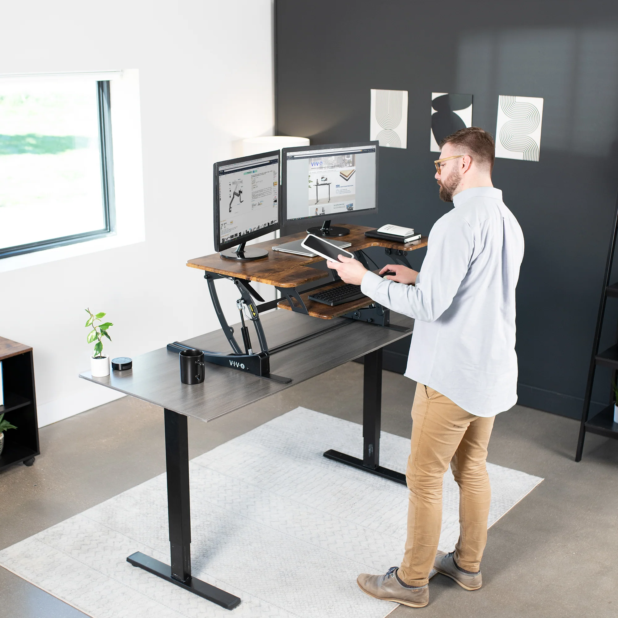 42" Standing Desk Converter - Image 15