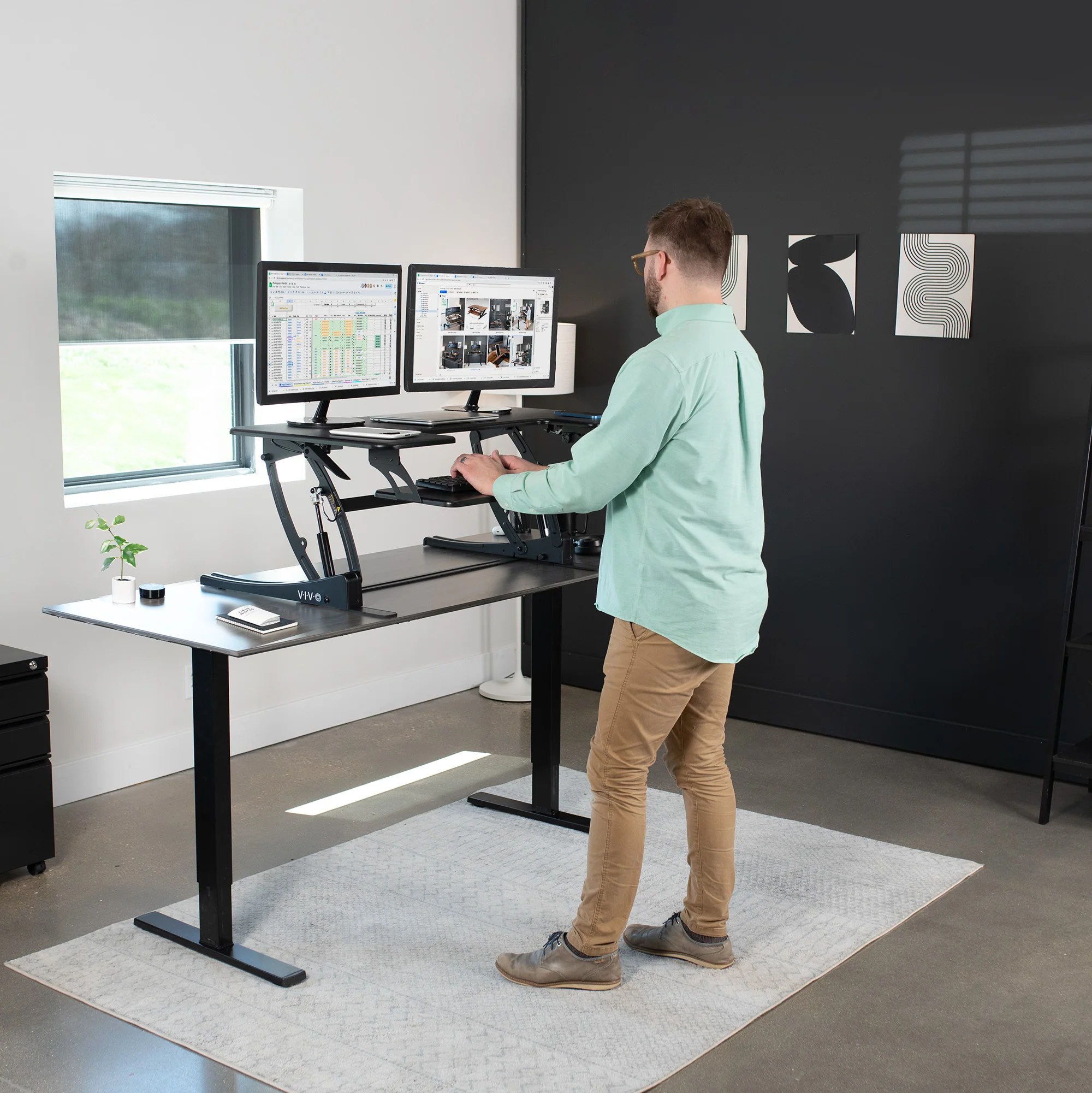 42" Standing Desk Converter - Image 3