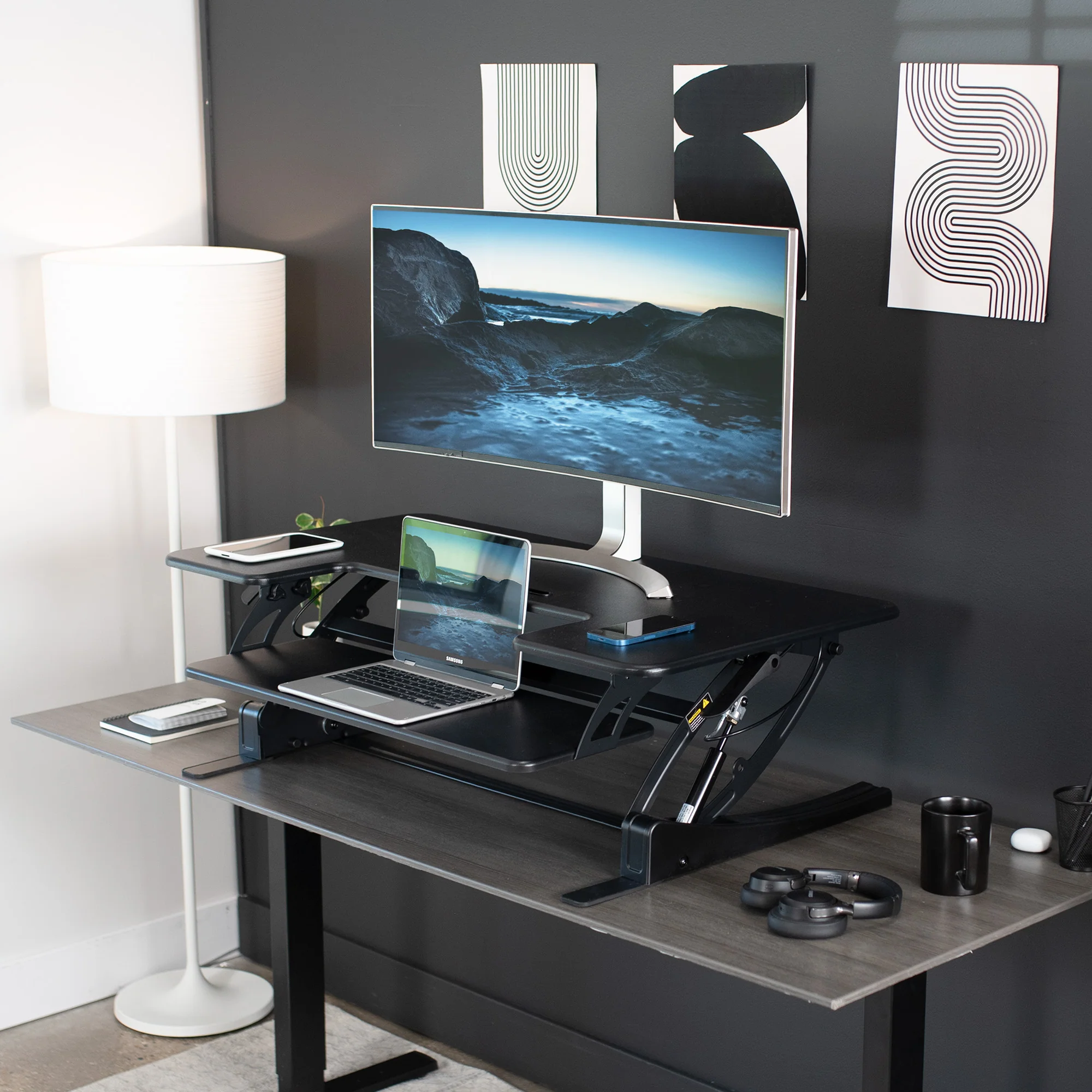 42" Standing Desk Converter - Image 9