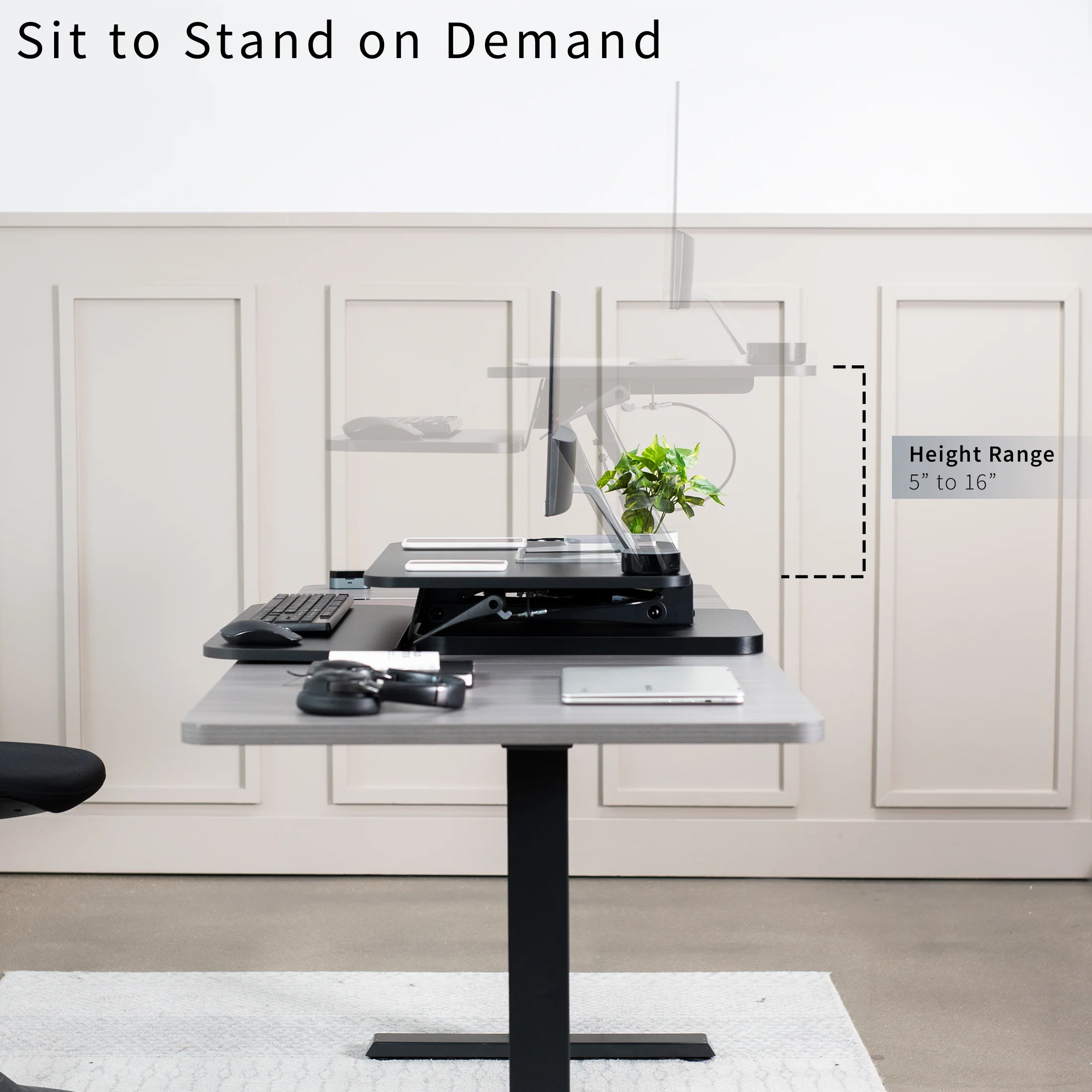 25" Standing Desk Converter - Image 3