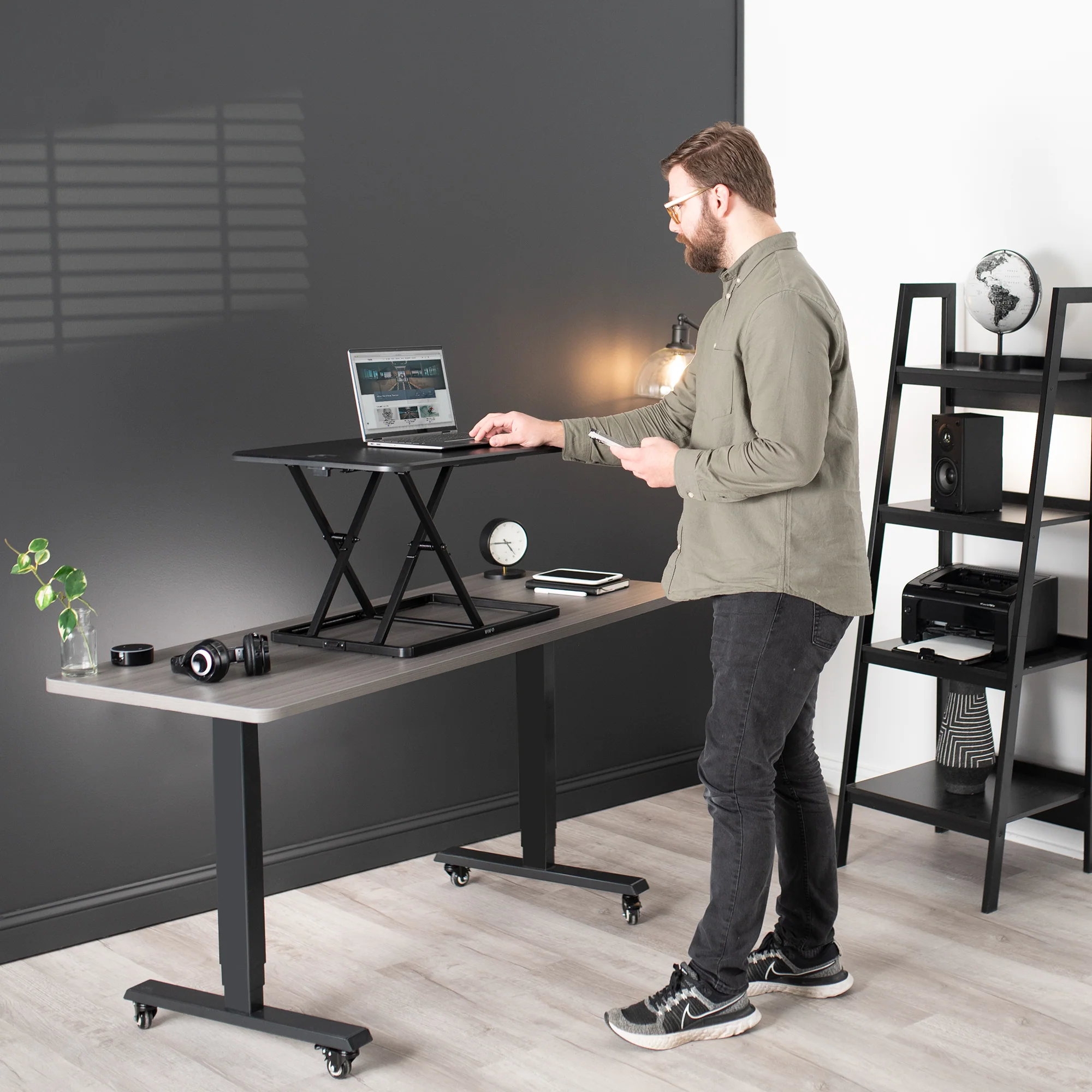 Single Top Standing Desk Converter - Image 11