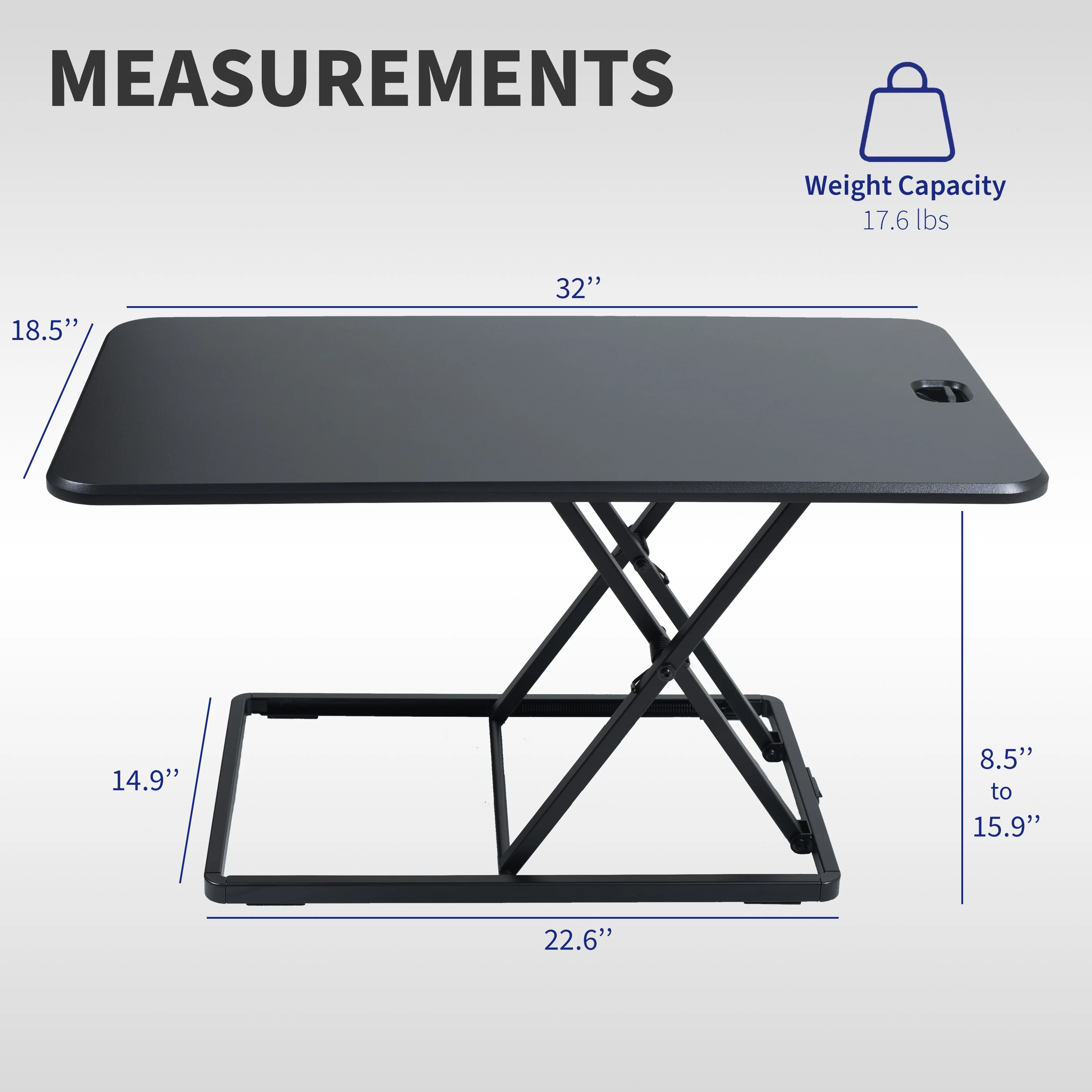 Single Top Standing Desk Converter - Image 21