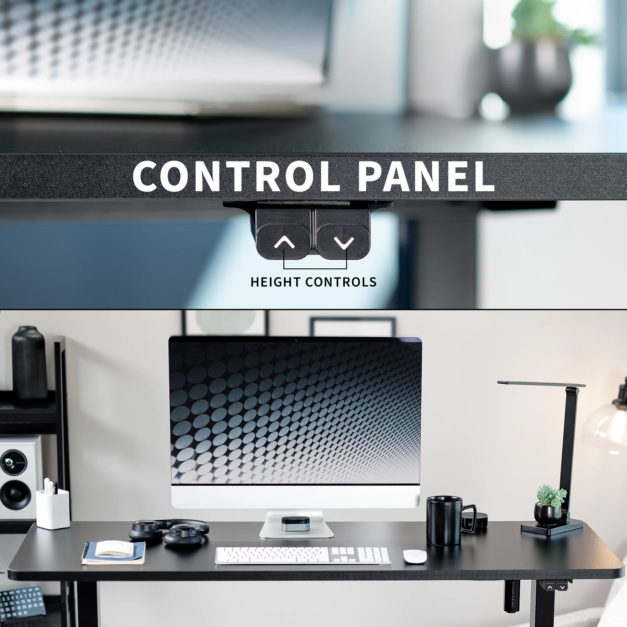 Electric Single Motor Desk Frame with 2 Button Controller - Image 9