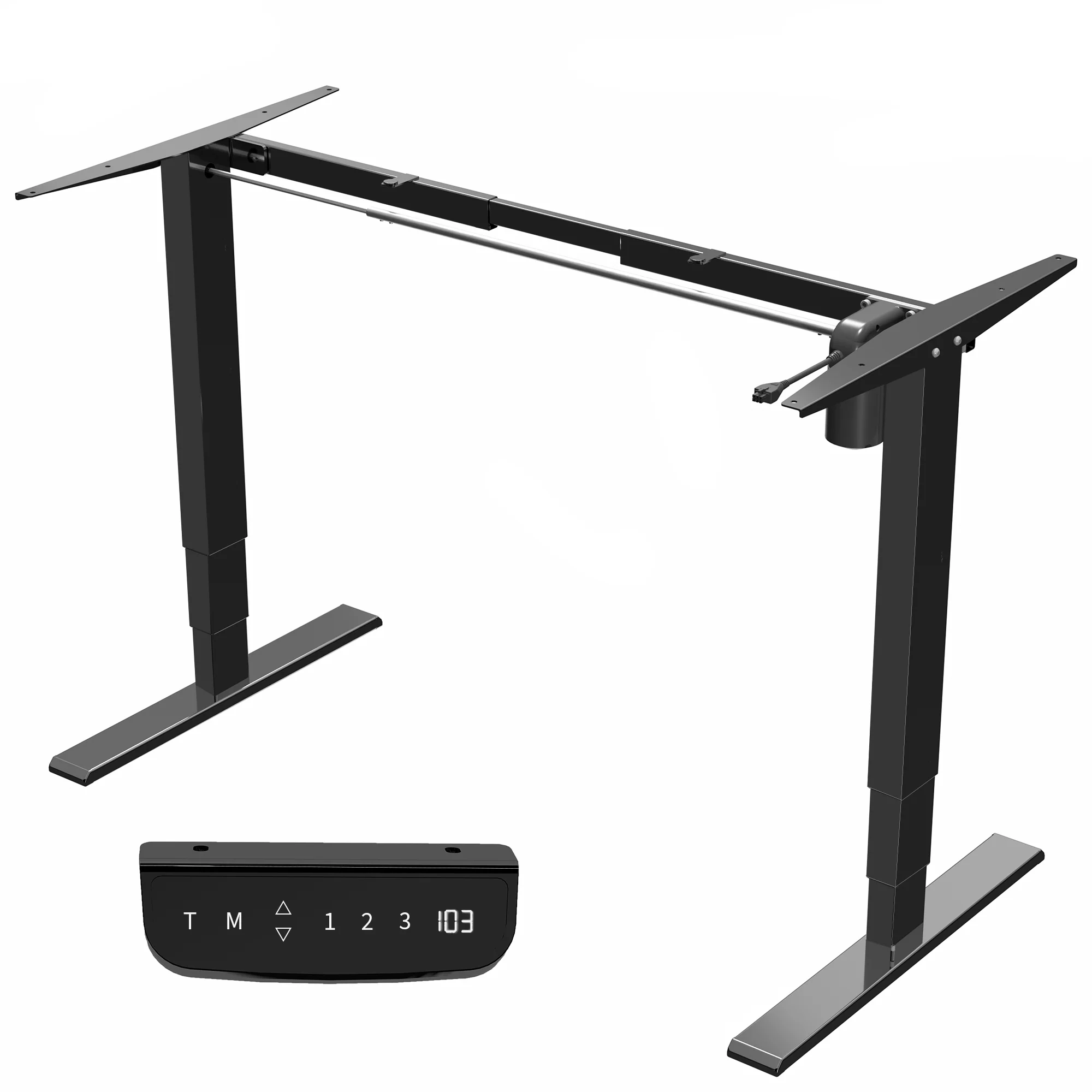 Electric Single Motor Desk Frame with Touch Screen Memory Controller - Image 10