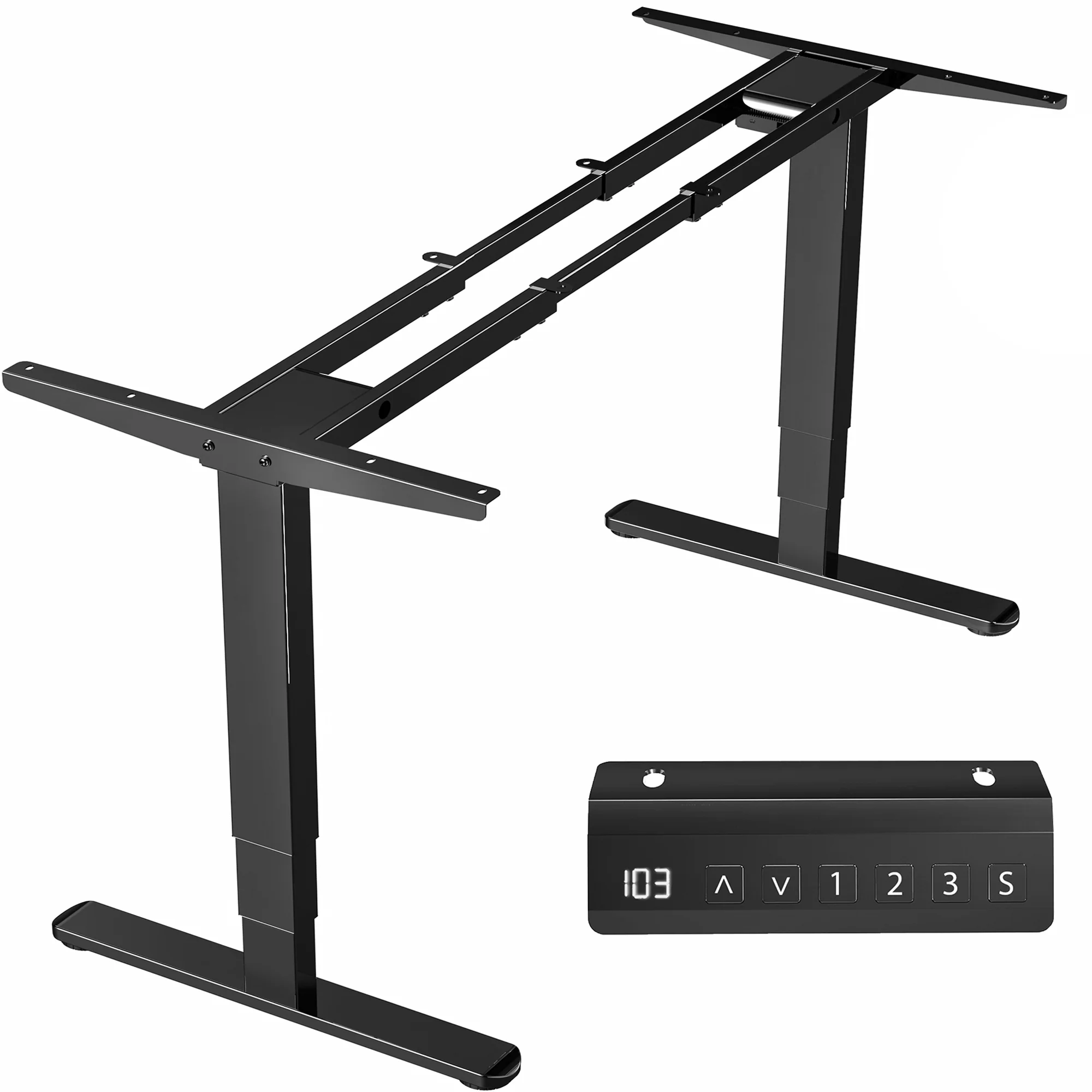 Electric Dual Motor Desk Frame with Push Button Memory Controller - Image 10
