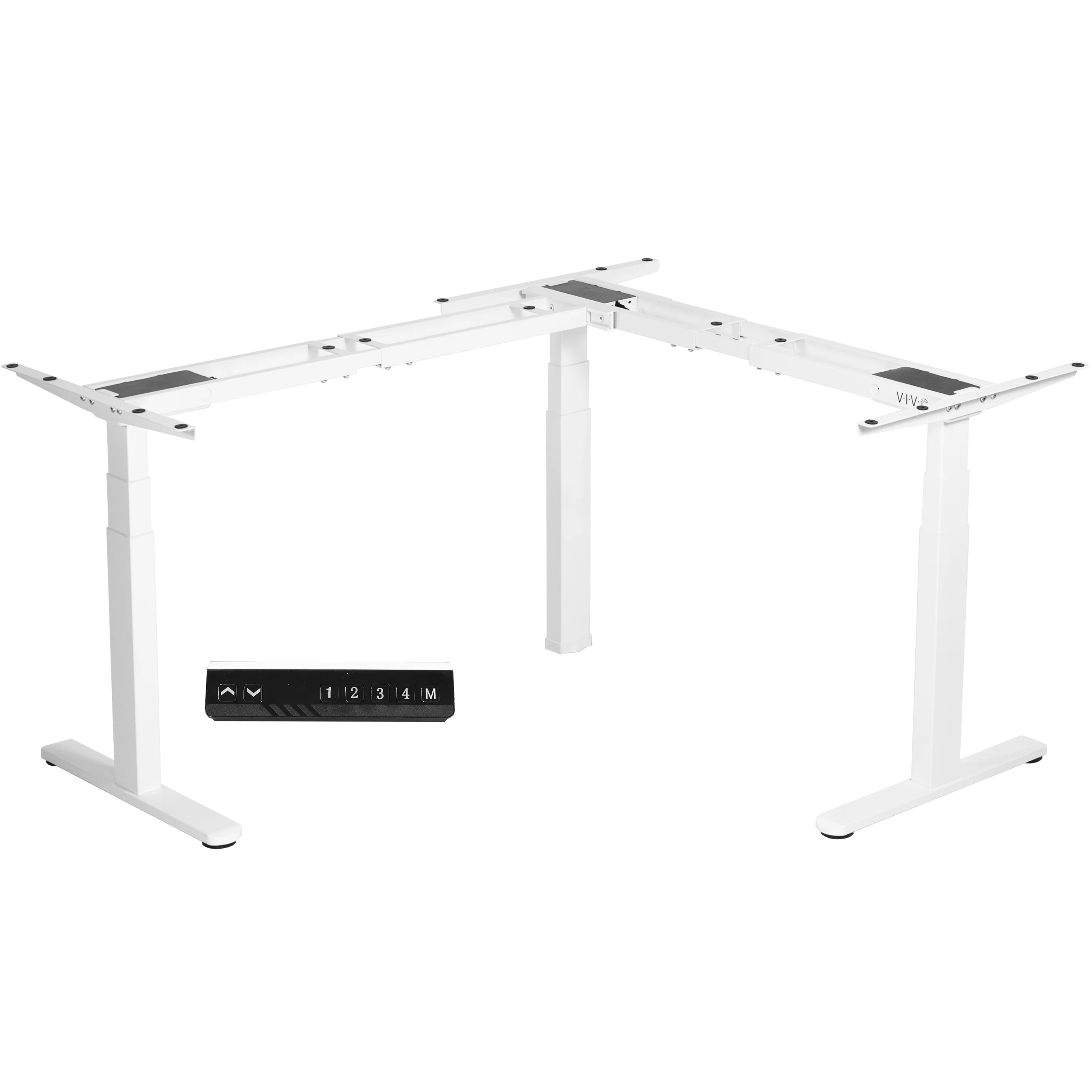 Electric Multi Motor Corner Desk Frame with Memory Controller - Image 9