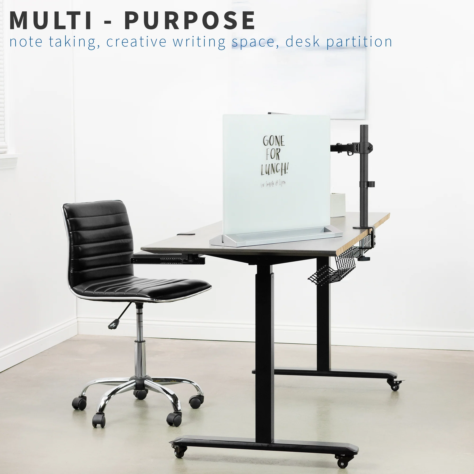 Glass 23" x 19" Desktop Whiteboard - Image 8