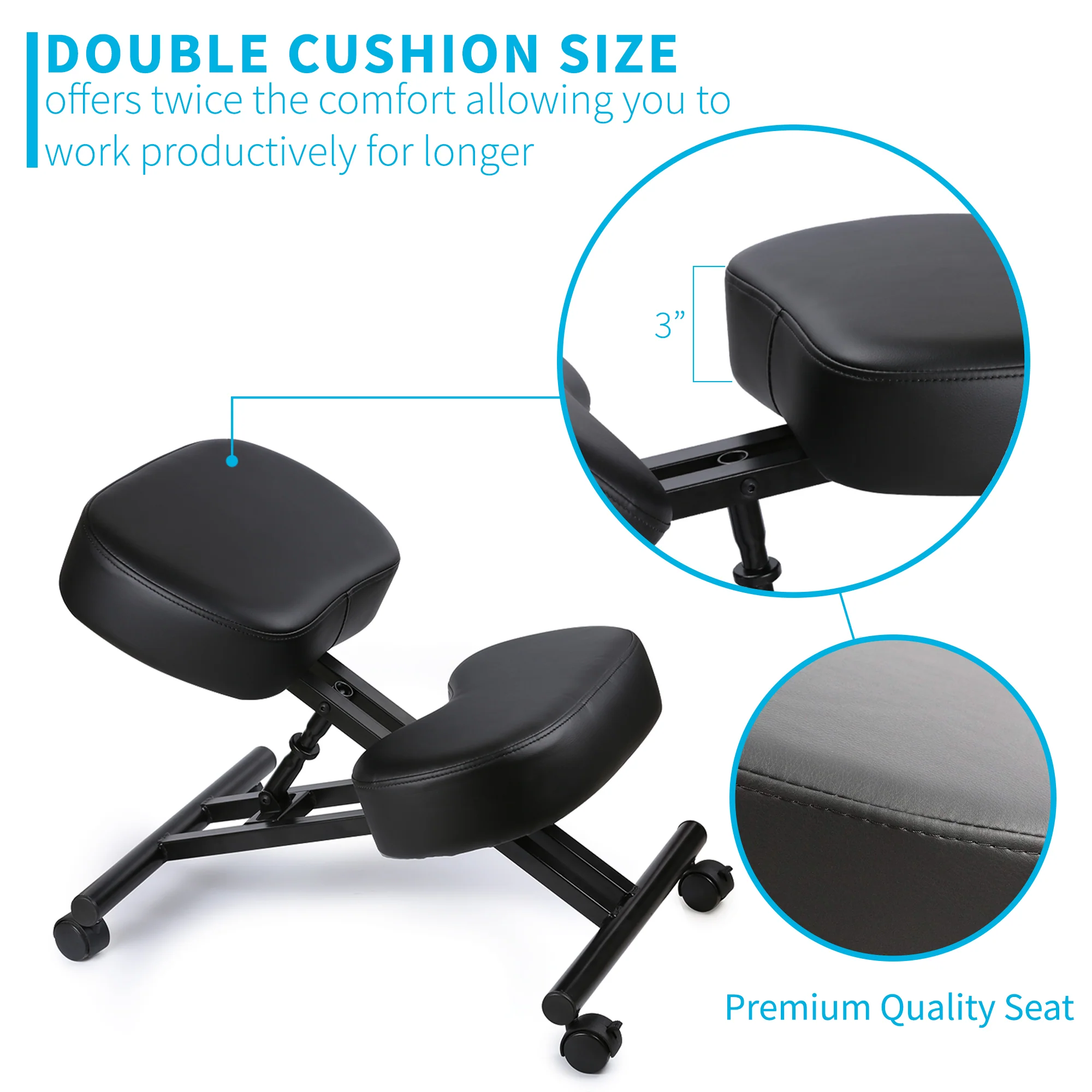 Adjustable Ergonomic Kneeling Chair - Image 3