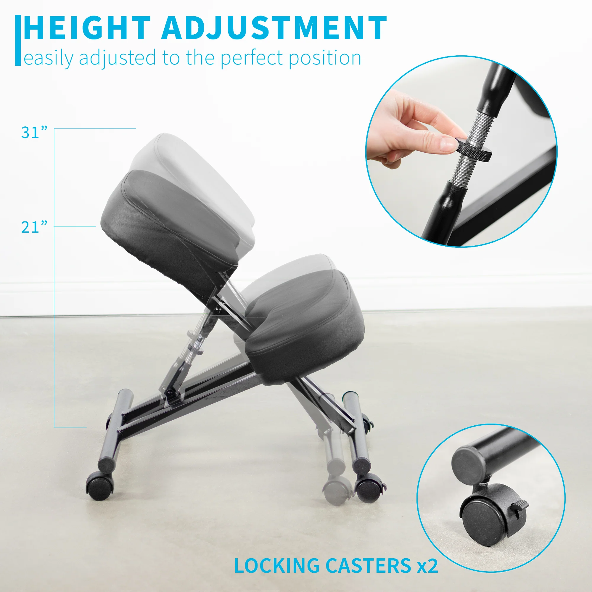 Adjustable Ergonomic Kneeling Chair - Image 5