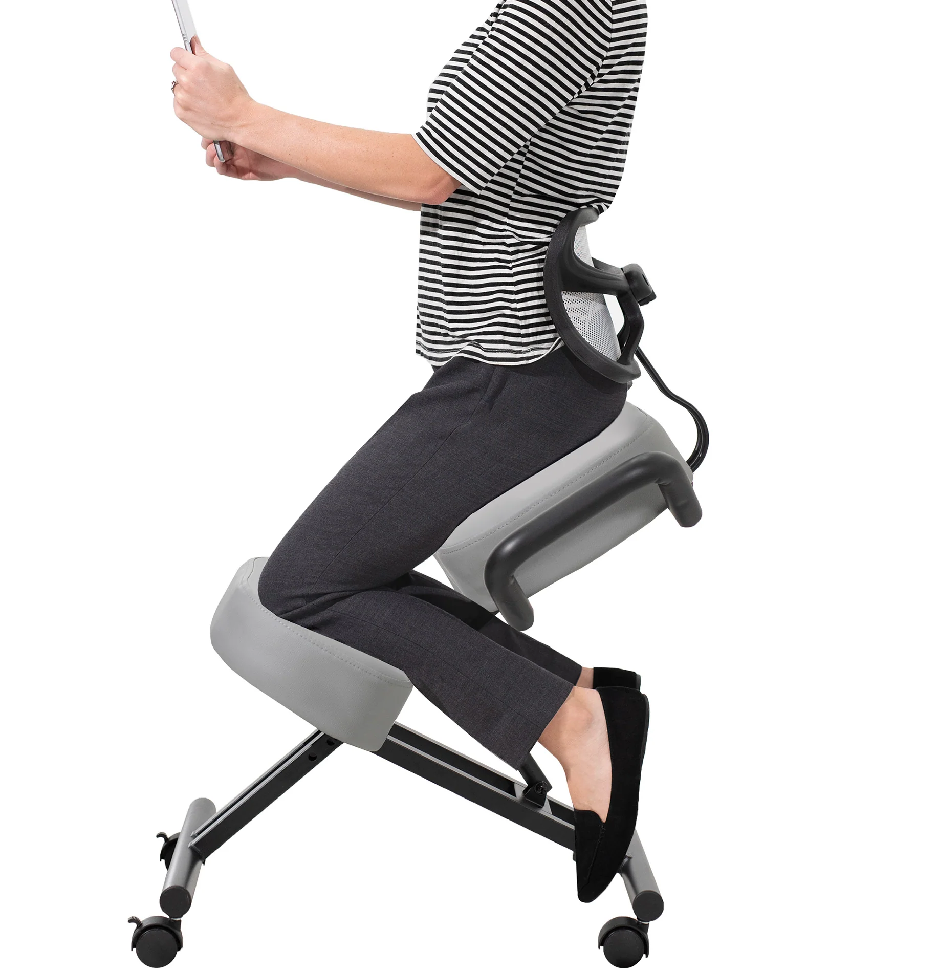 Adjustable Ergonomic Kneeling Chair with Back Support - Image 10