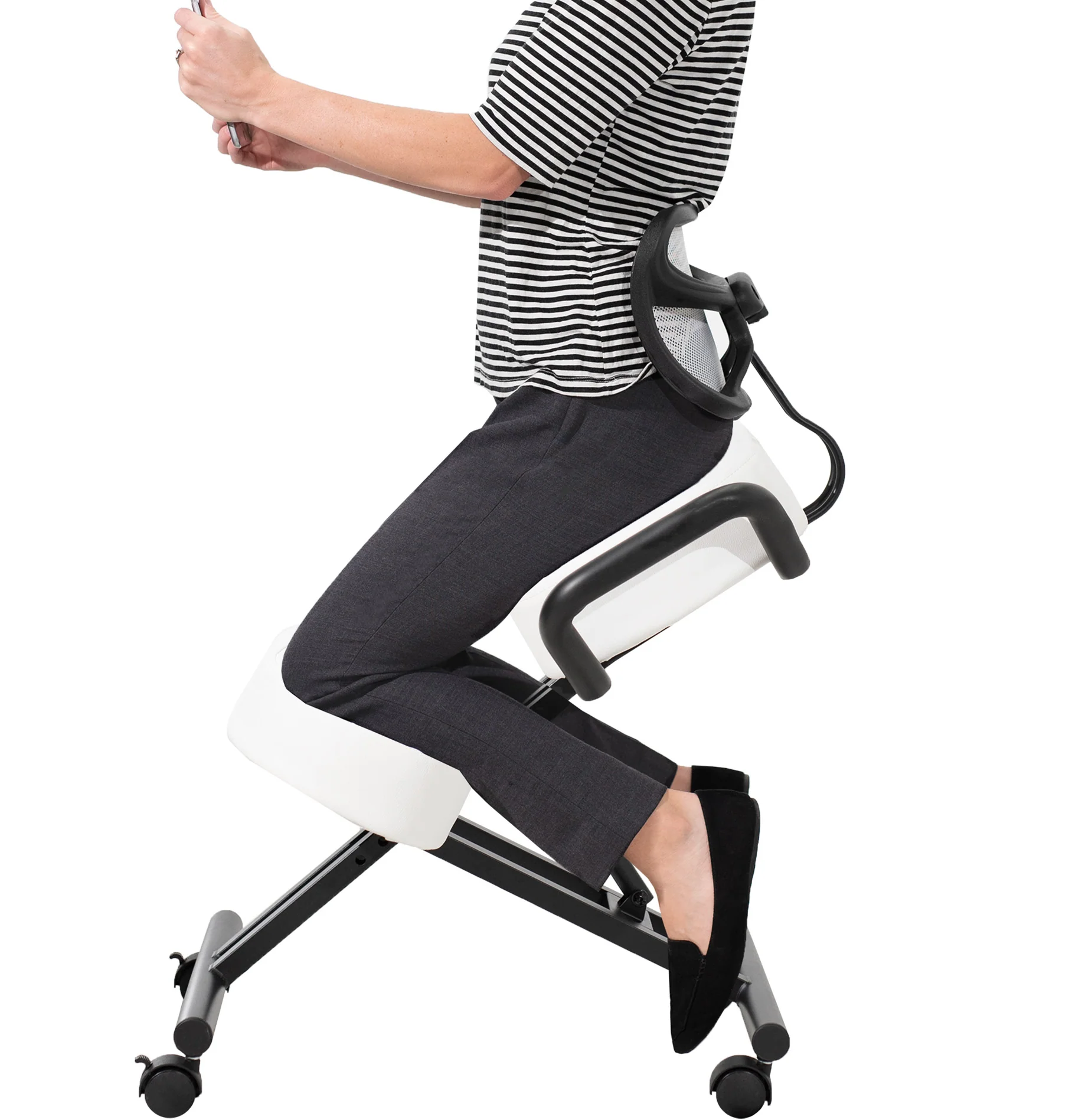 Adjustable Ergonomic Kneeling Chair with Back Support - Image 12