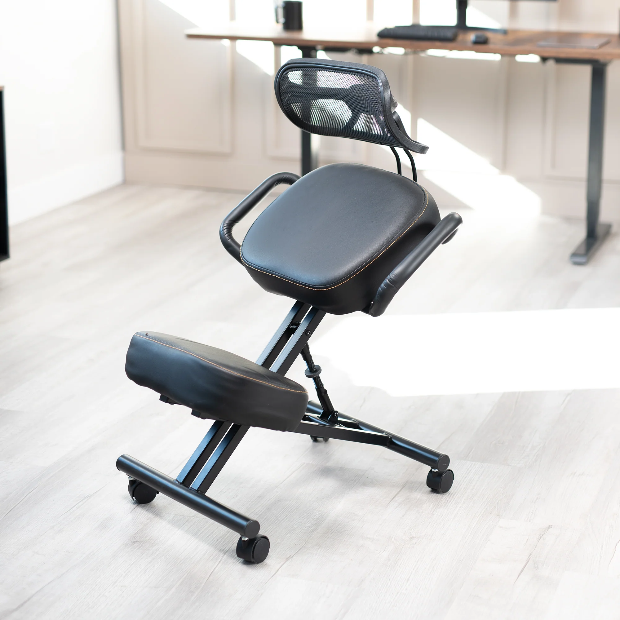 Adjustable Ergonomic Kneeling Chair with Back Support - Image 9