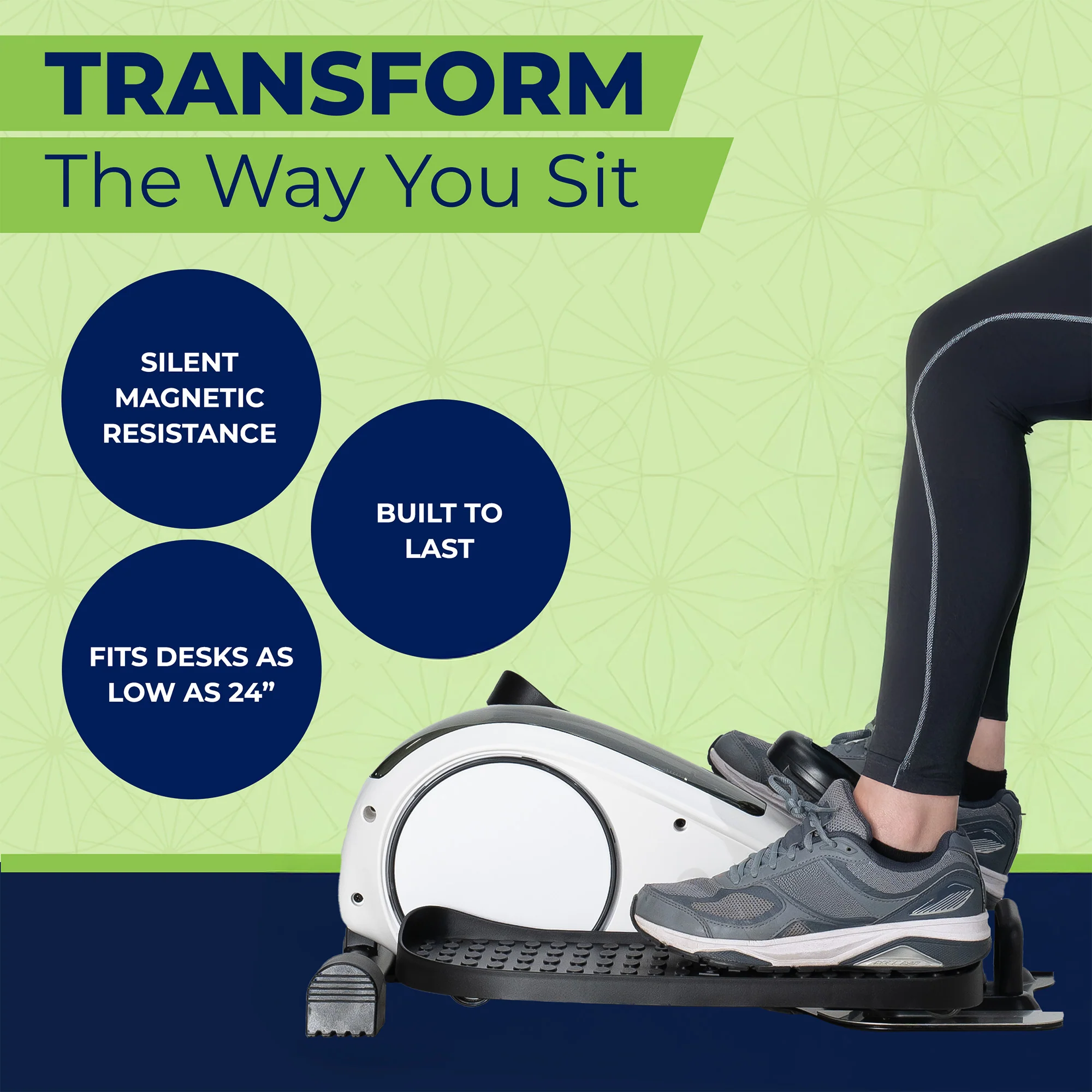 DeskCycle by VIVO Under Desk Elliptical Leg Exerciser - Image 10