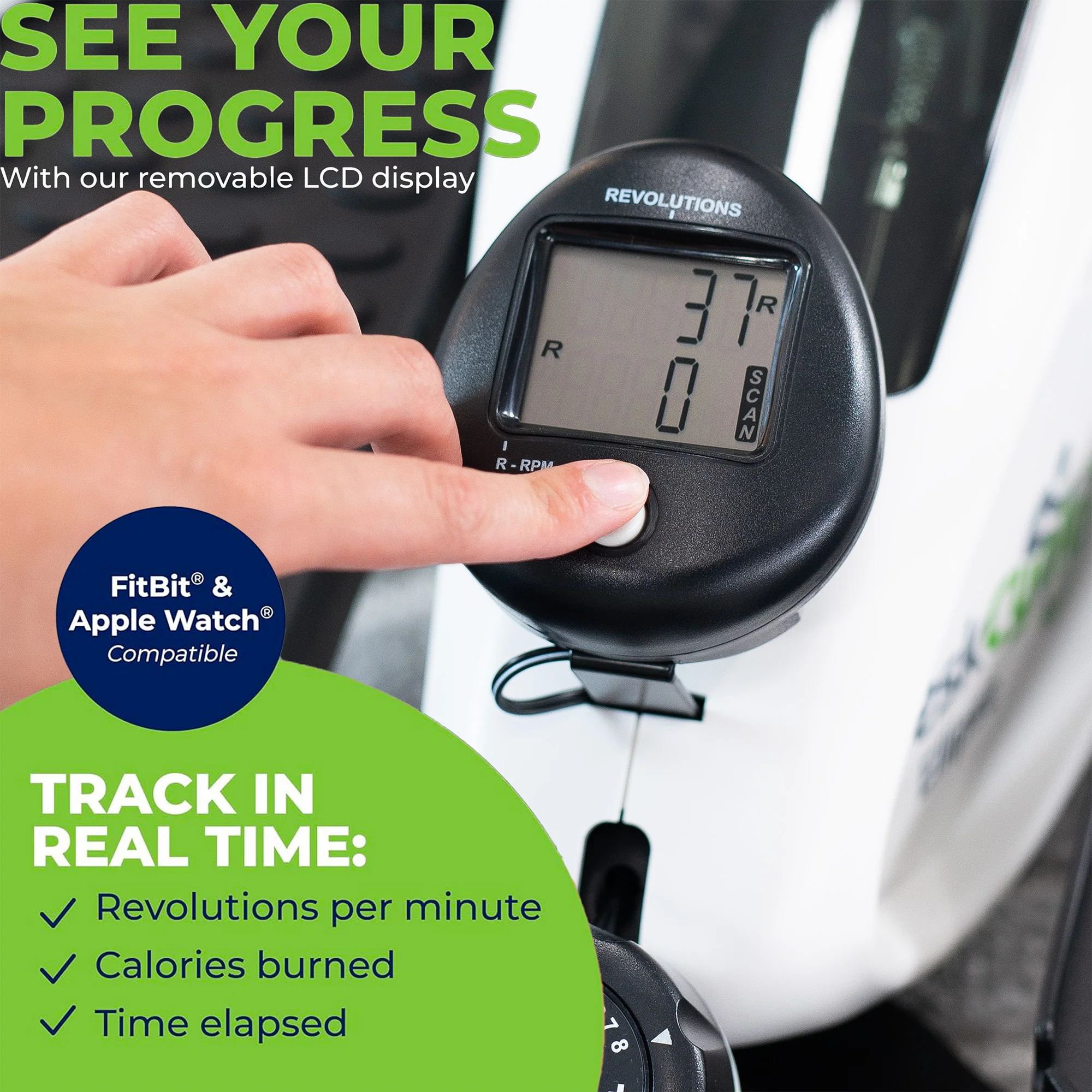 DeskCycle by VIVO Under Desk Elliptical Leg Exerciser - Image 13