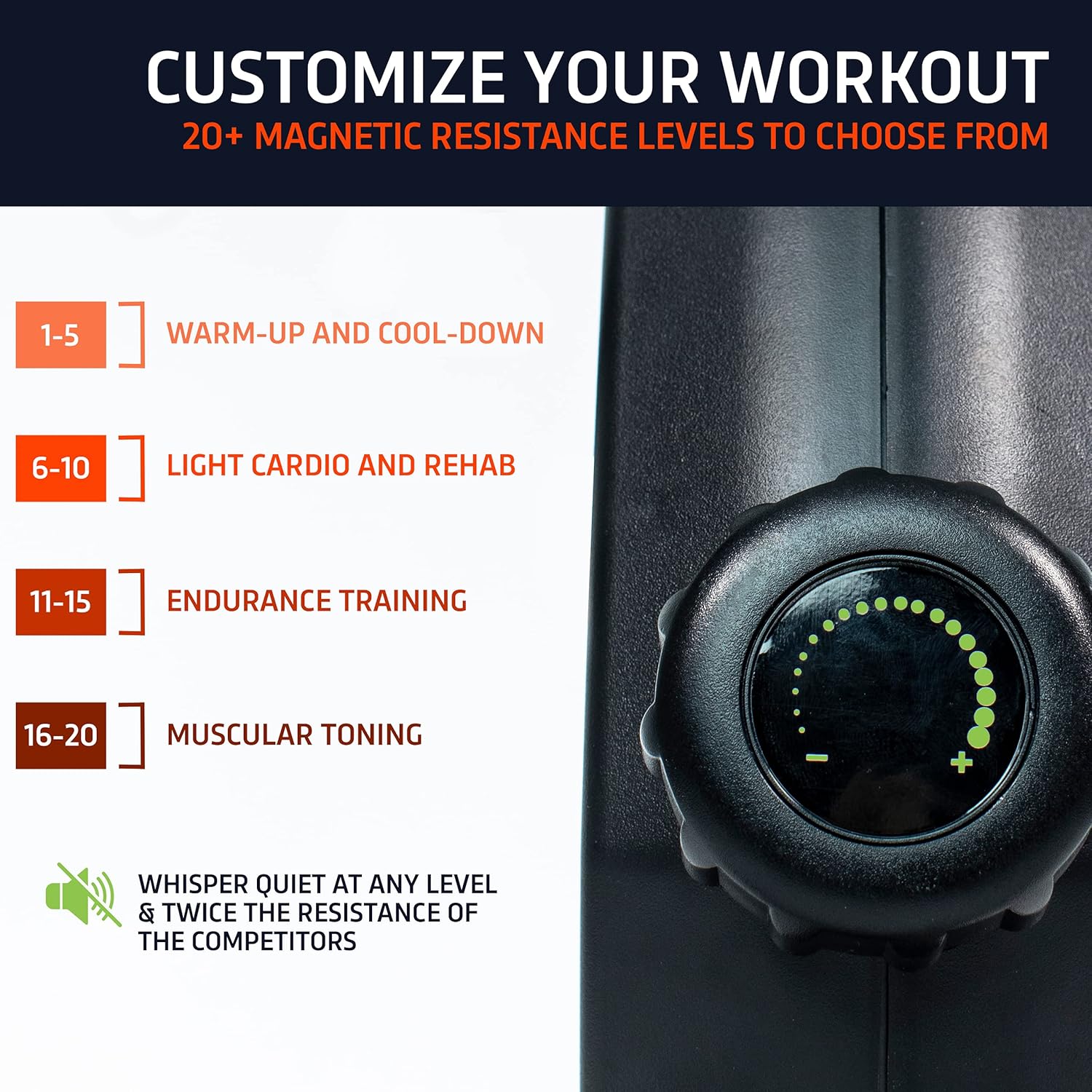 DeskCycle by VIVO Mini Exercise Bike Arm and Leg Exerciser - Image 5