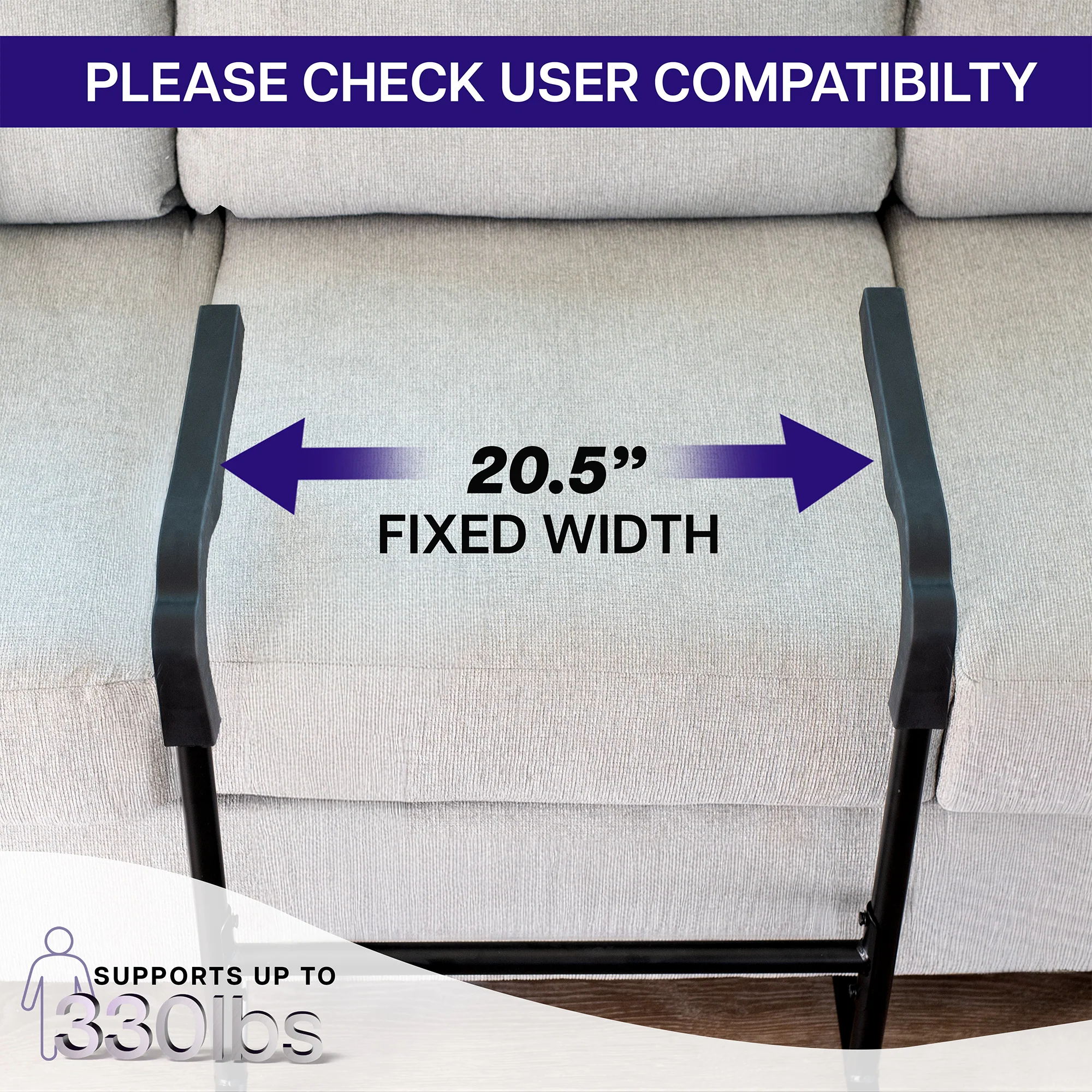 Life Finds by VIVO Stand Assist Grab Bar - Image 5