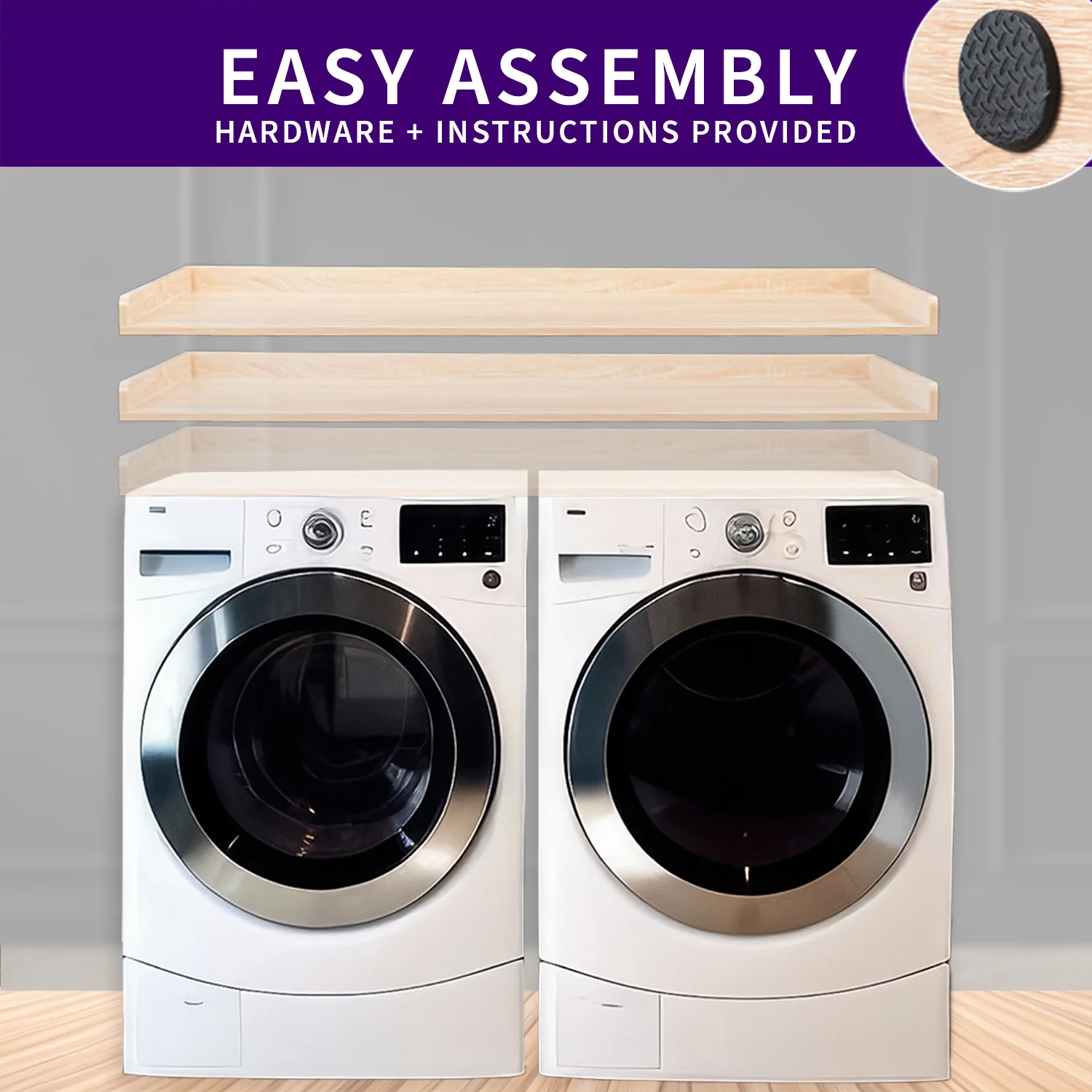 Life Finds by VIVO Washer/Dryer Countertop - Image 6