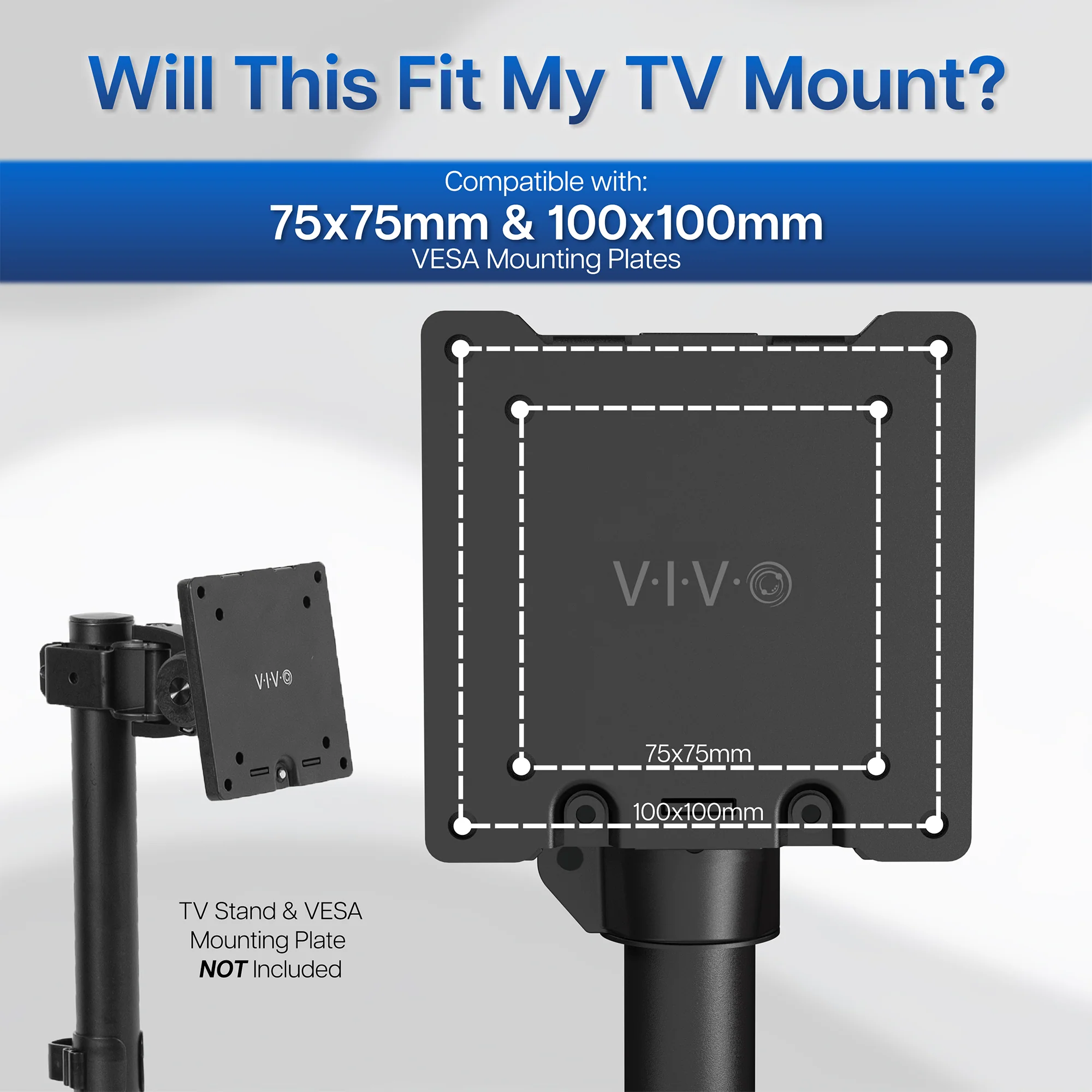 VESA Monitor Adapter 50x50mm to 400x200mm - Image 4