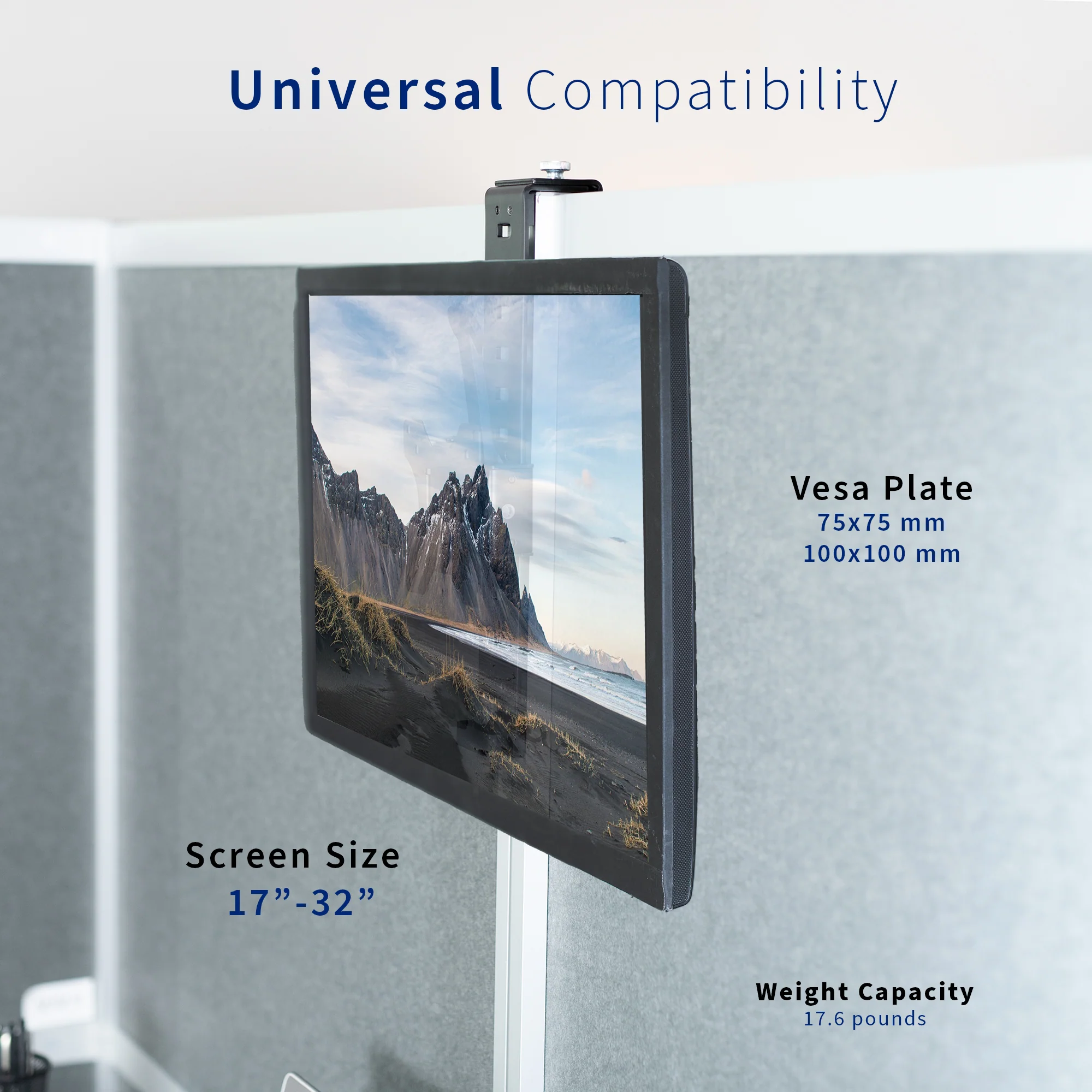 Cubicle Mount for 17" to 32" Monitor - Image 8