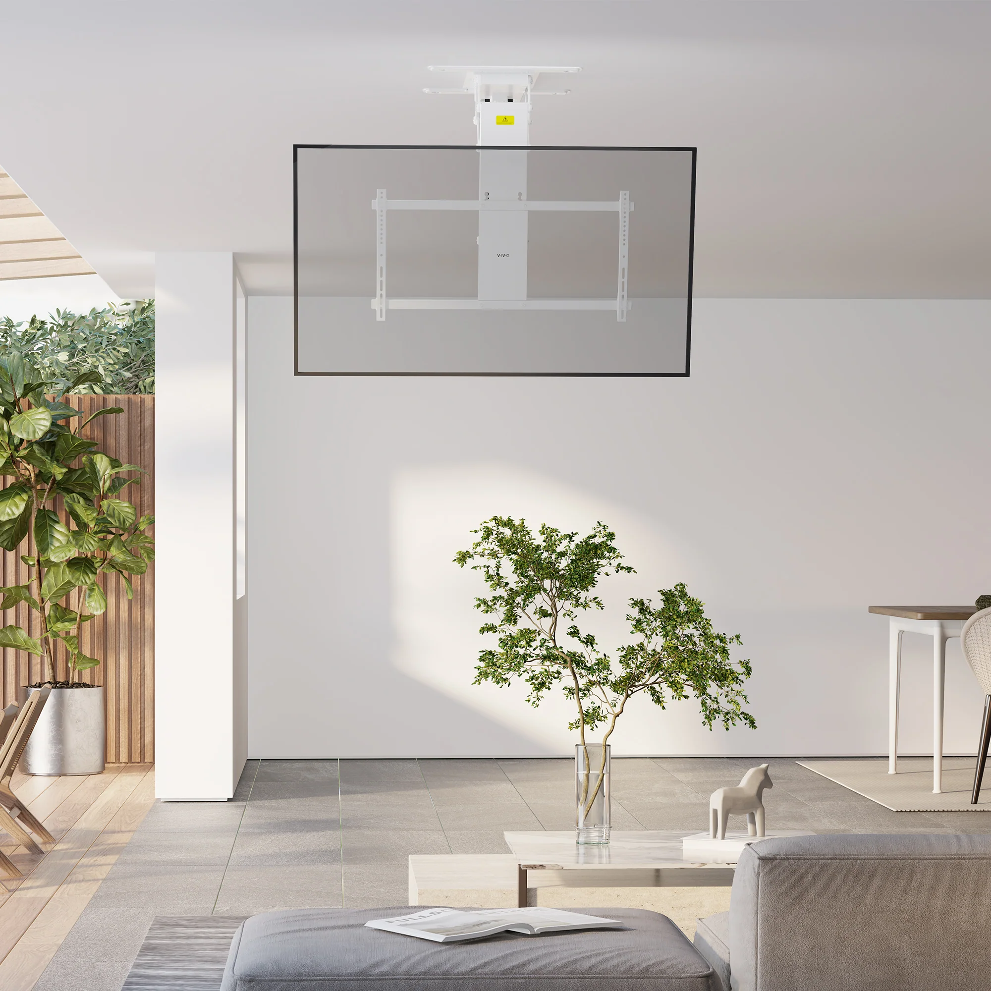 Electric Flip Down Ceiling Mount for 40” to 85” TVs - Image 11