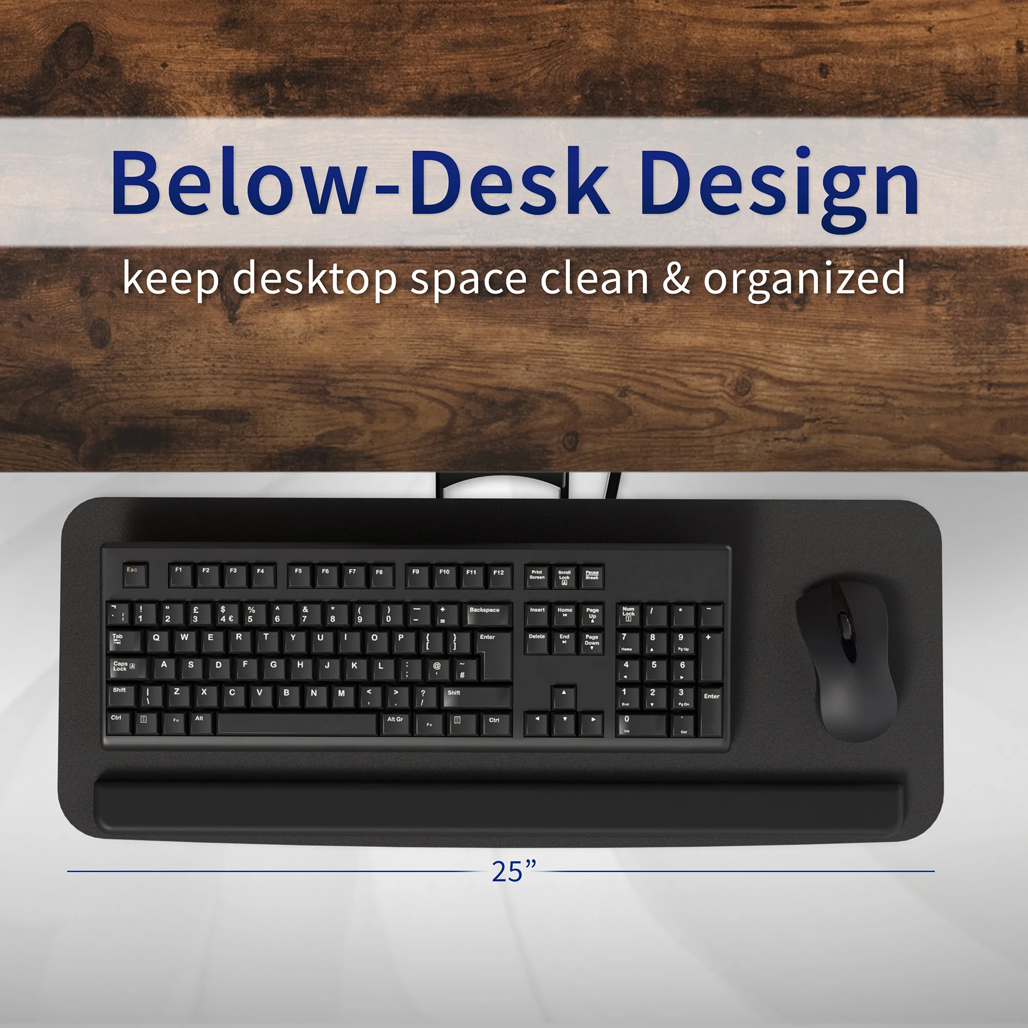 Under Desk Keyboard Tray - Image 9