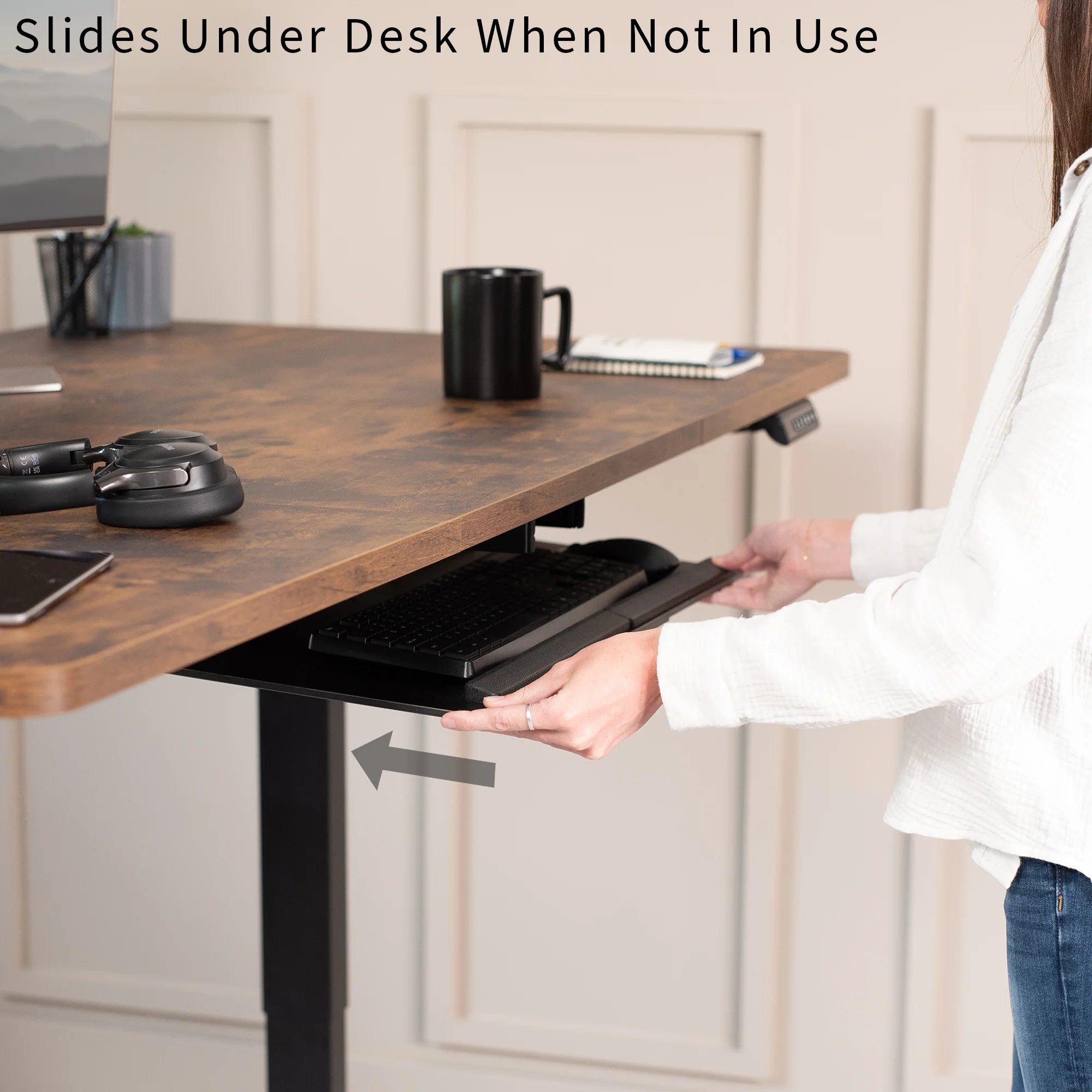 Deluxe Under Desk Keyboard Tray - Image 6