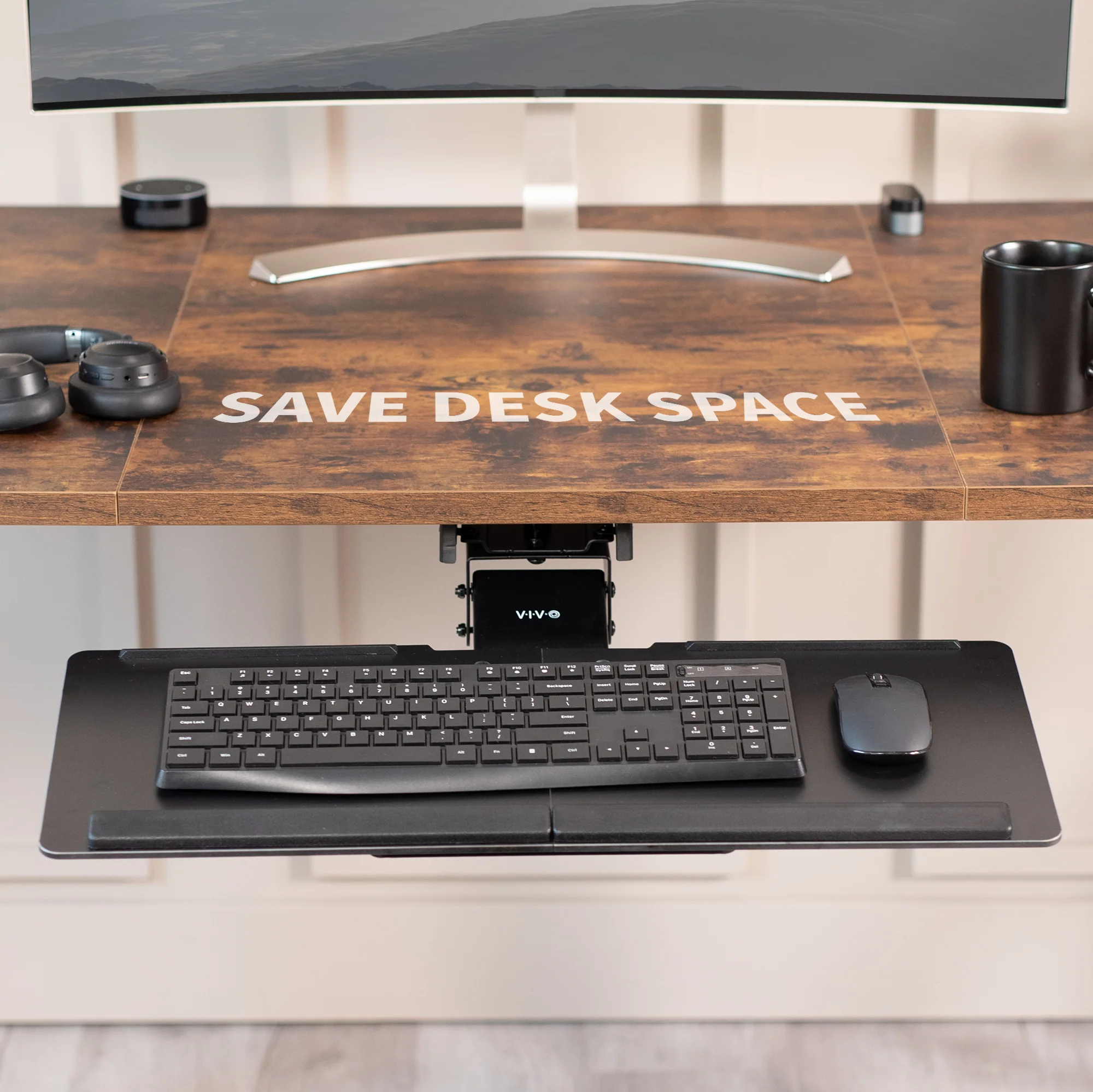 Deluxe Under Desk Keyboard Tray - Image 8