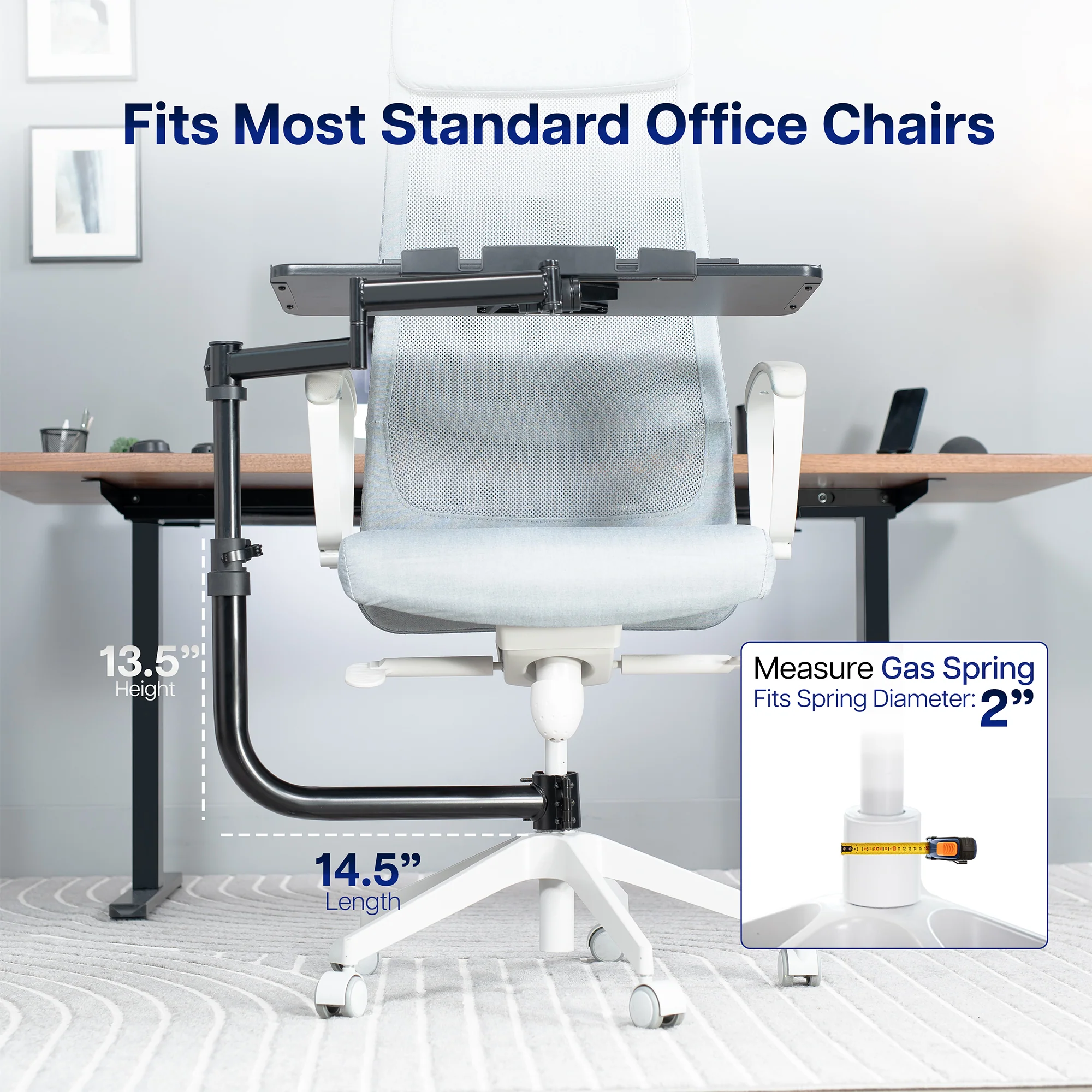 Office Chair Mounted Premium Keyboard Tray - Image 5