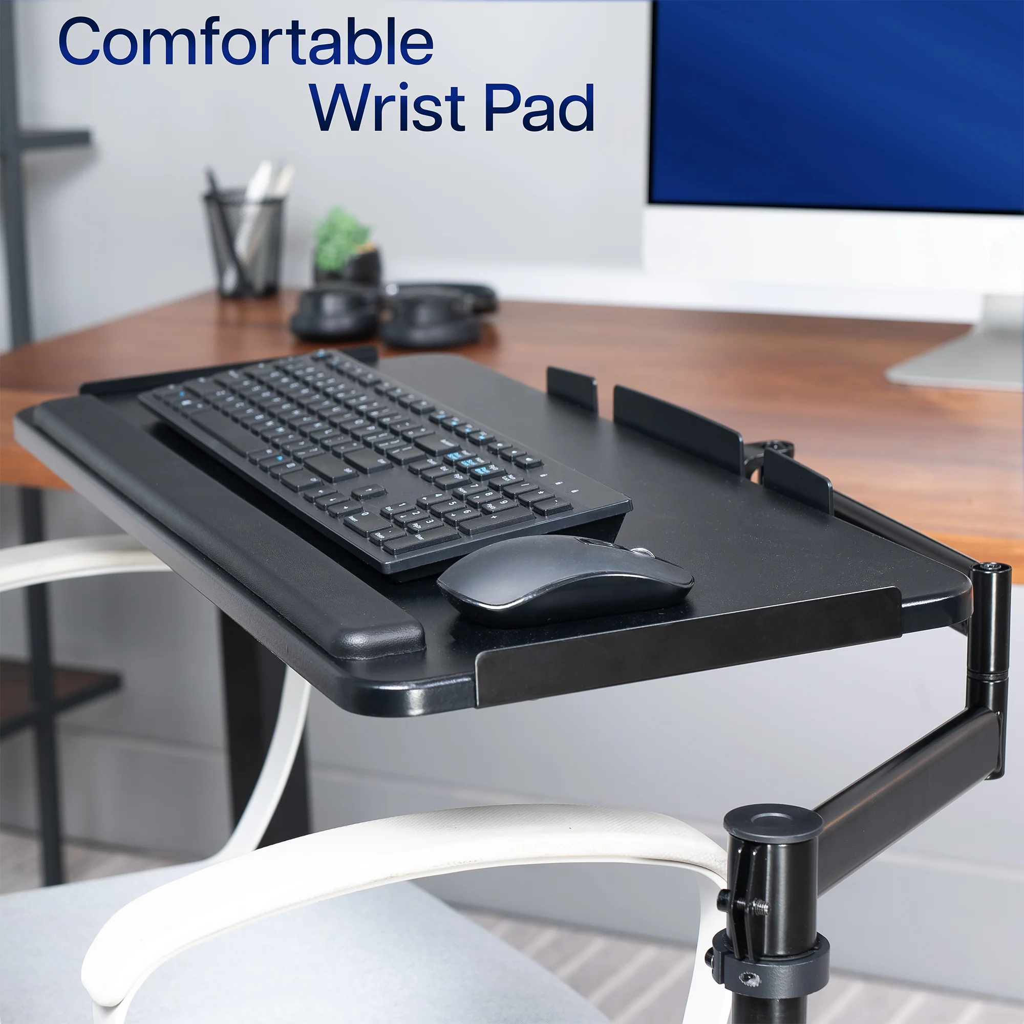 Office Chair Mounted Premium Keyboard Tray - Image 8