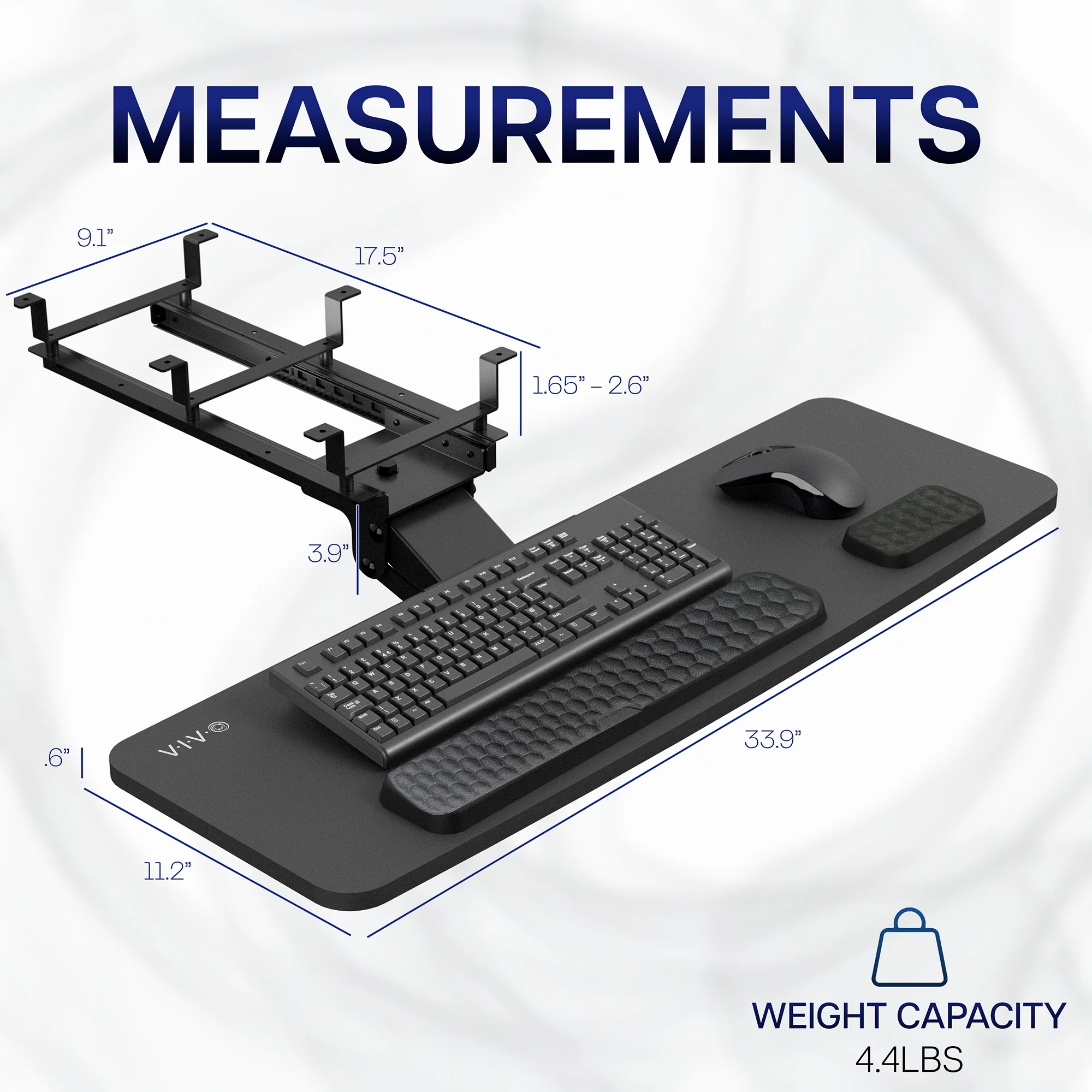 Premium Under Desk Keyboard Tray - Image 14