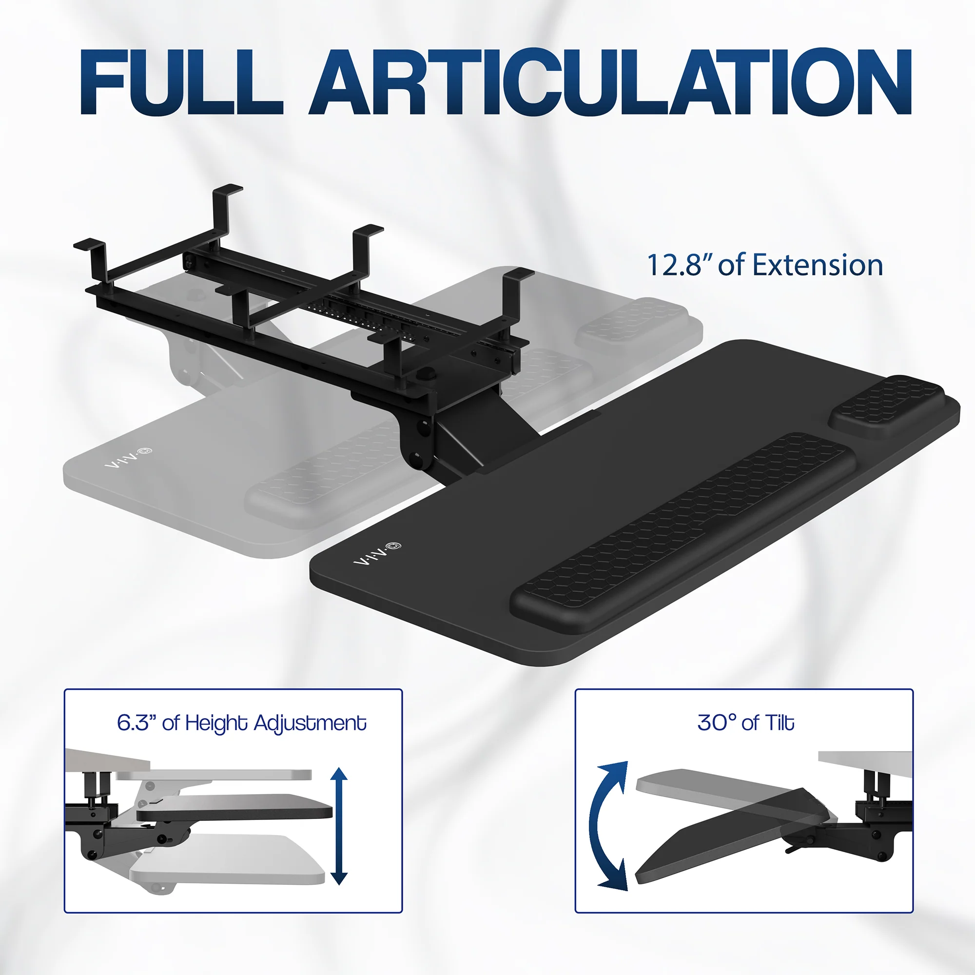 Premium Under Desk Keyboard Tray - Image 3