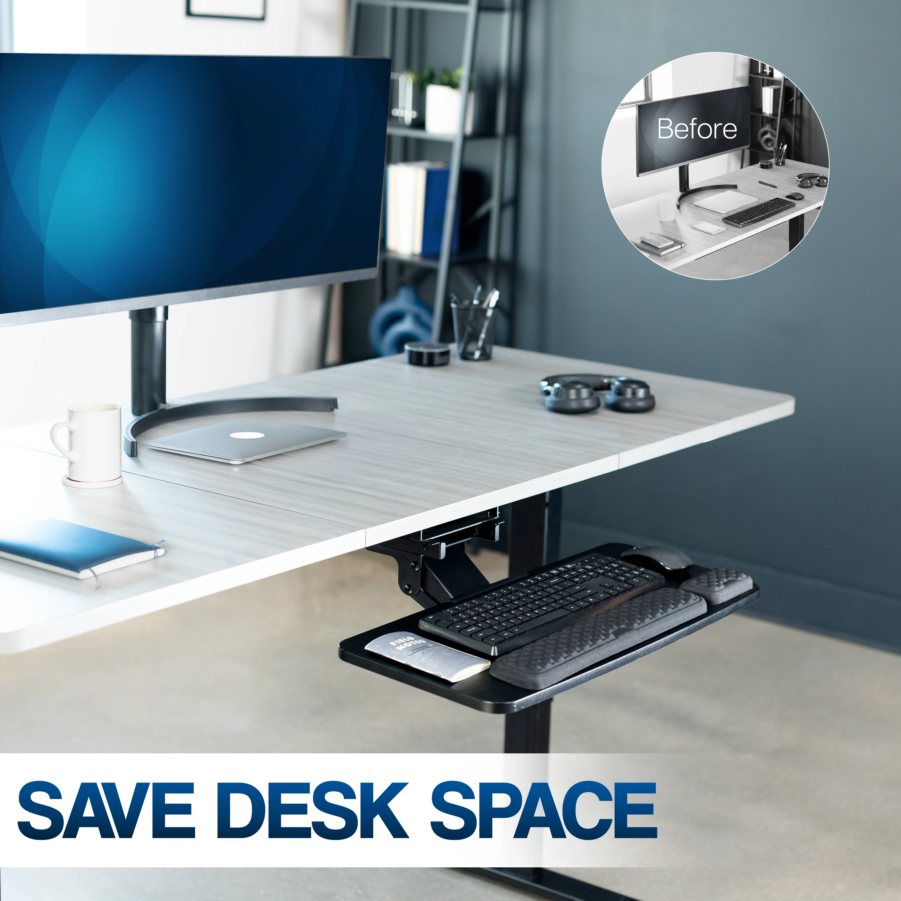 Premium Under Desk Keyboard Tray - Image 8