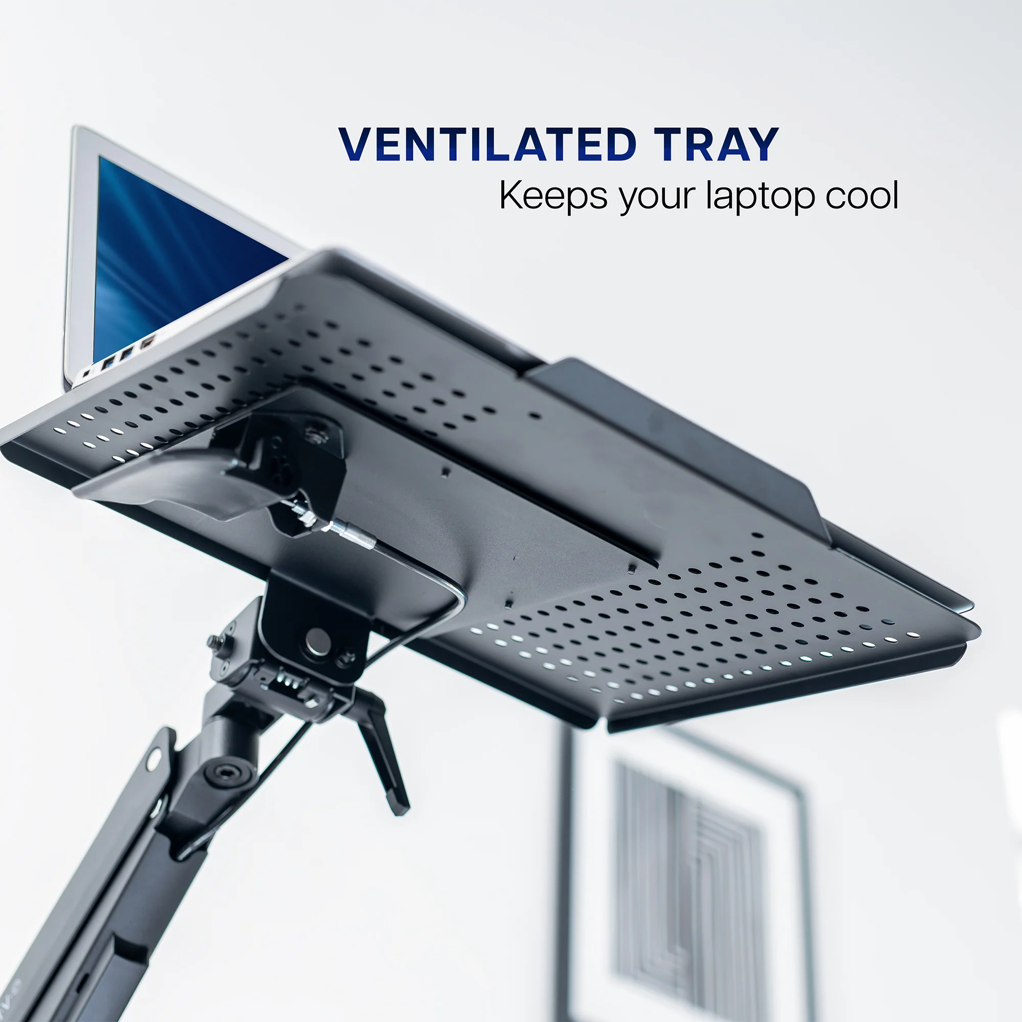 Pneumatic Wall Mounted Laptop Tray - Image 8