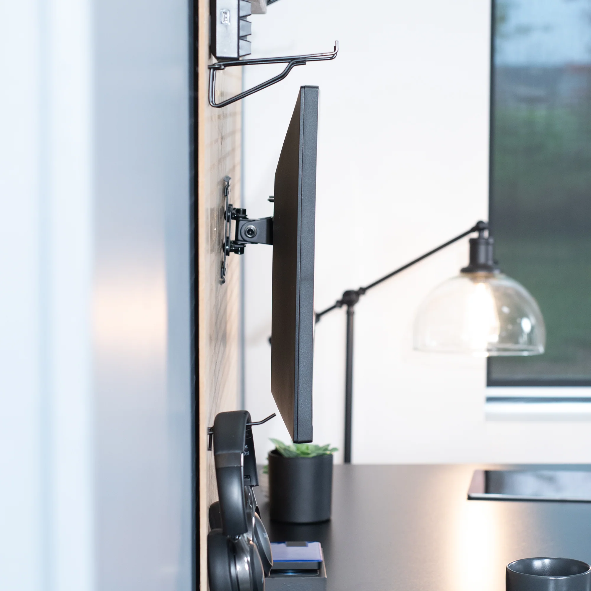 Single Monitor Pegboard Panel Mount - Image 10