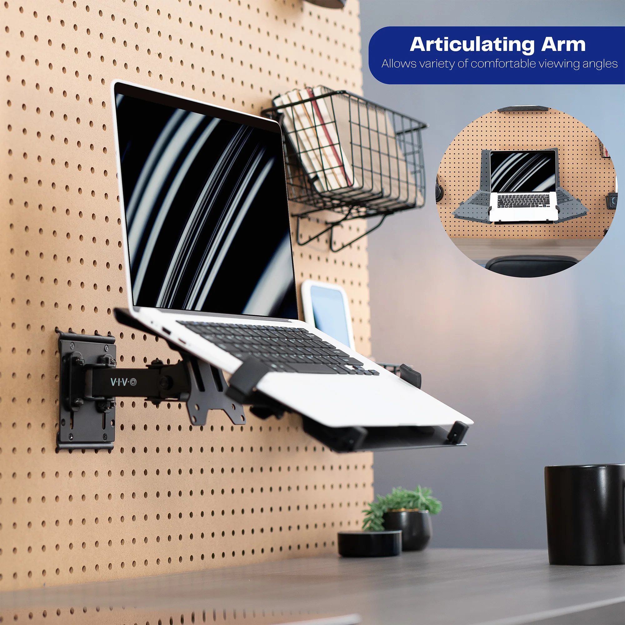Pegboard Compatible Laptop Holder - Image 7