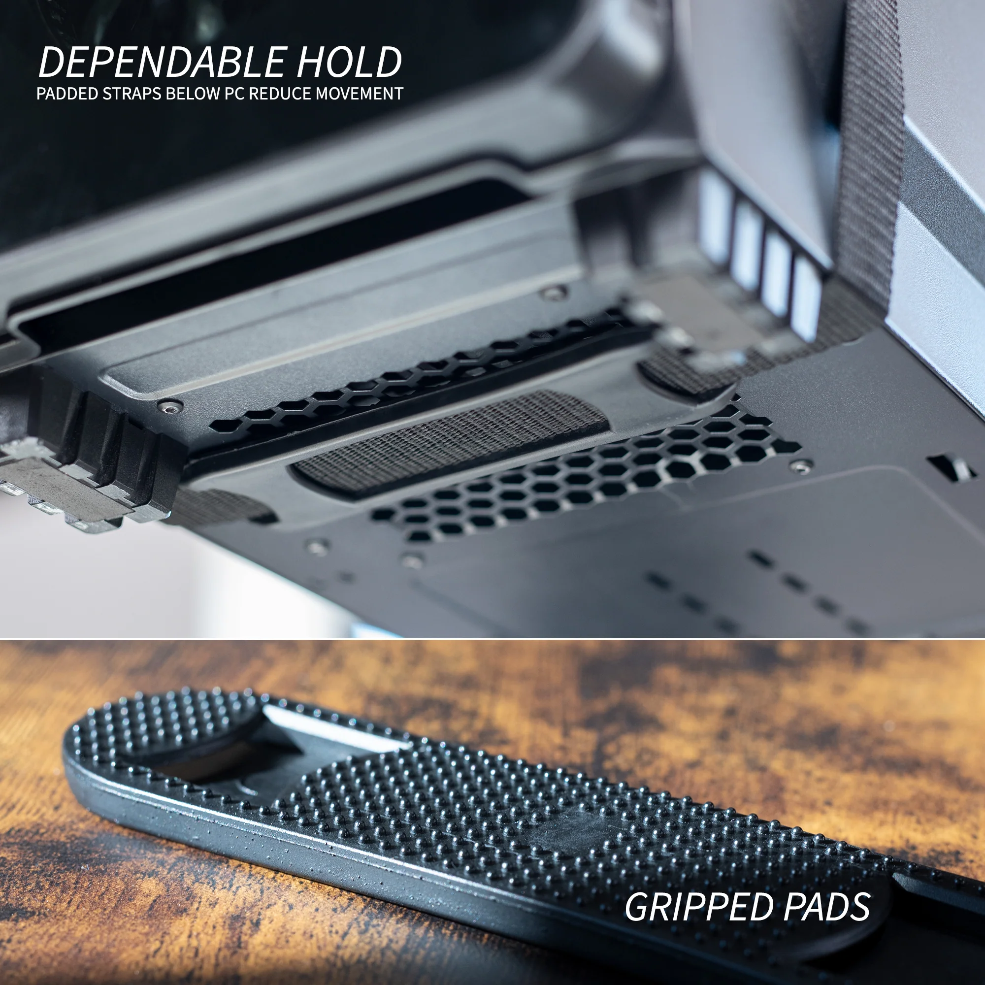 Under Desk Adjustable Strap PC Mount - Image 8