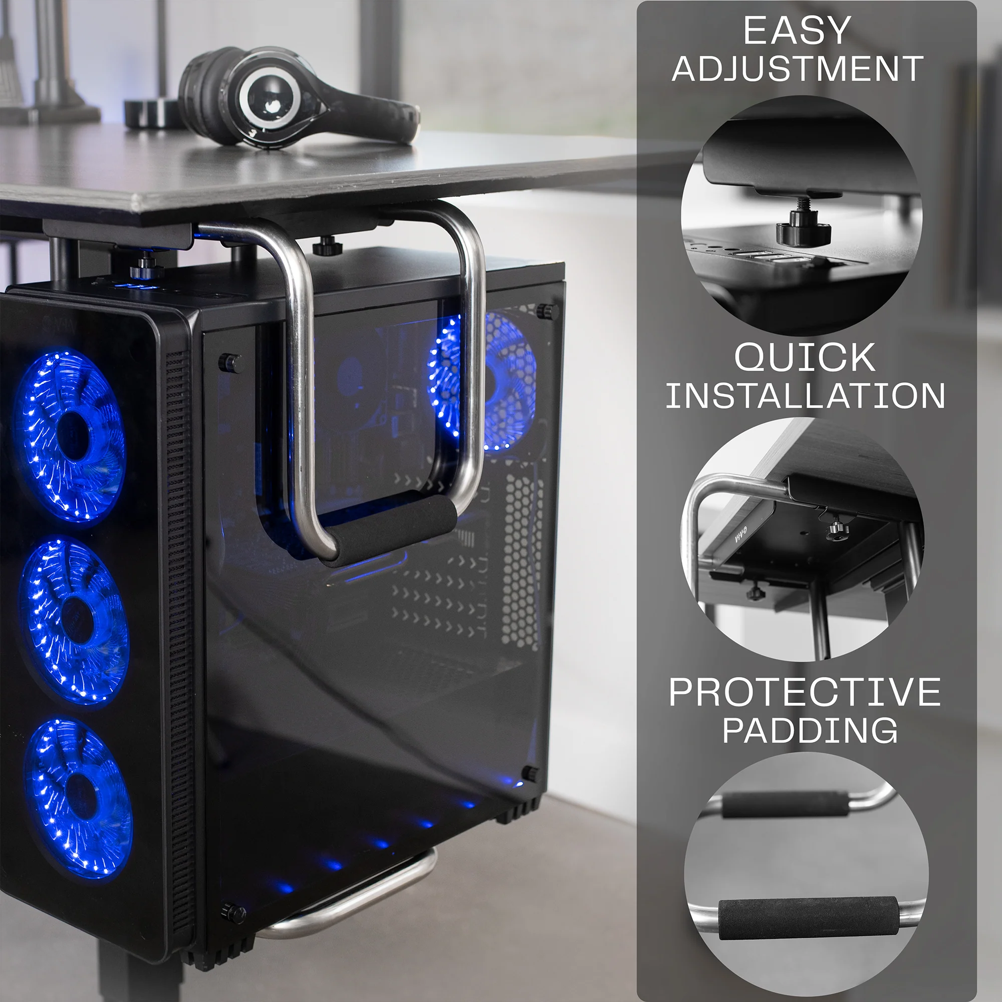 Heavy Duty Under Desk PC Mount - Image 8