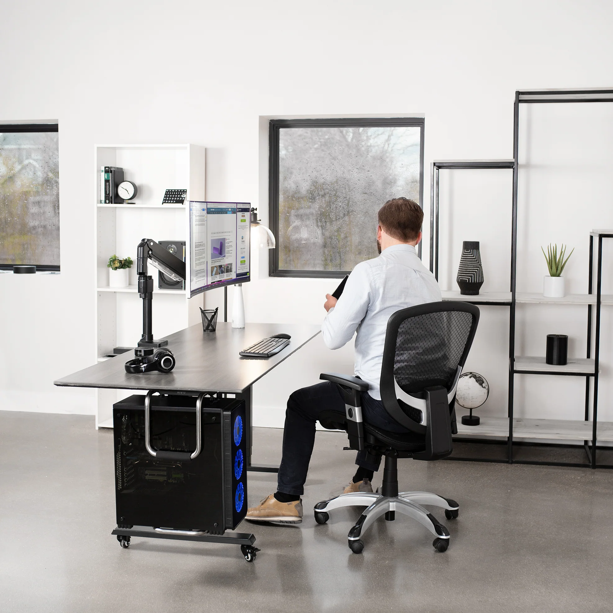 Heavy Duty Under Desk PC Mount - Image 9