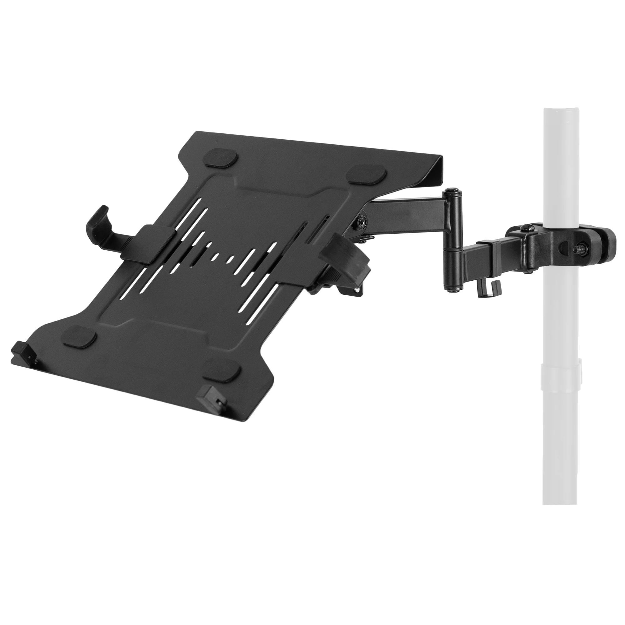 Pole Mount Laptop Arm with Removable 75mm and 100mm VESA Plate - Image 12