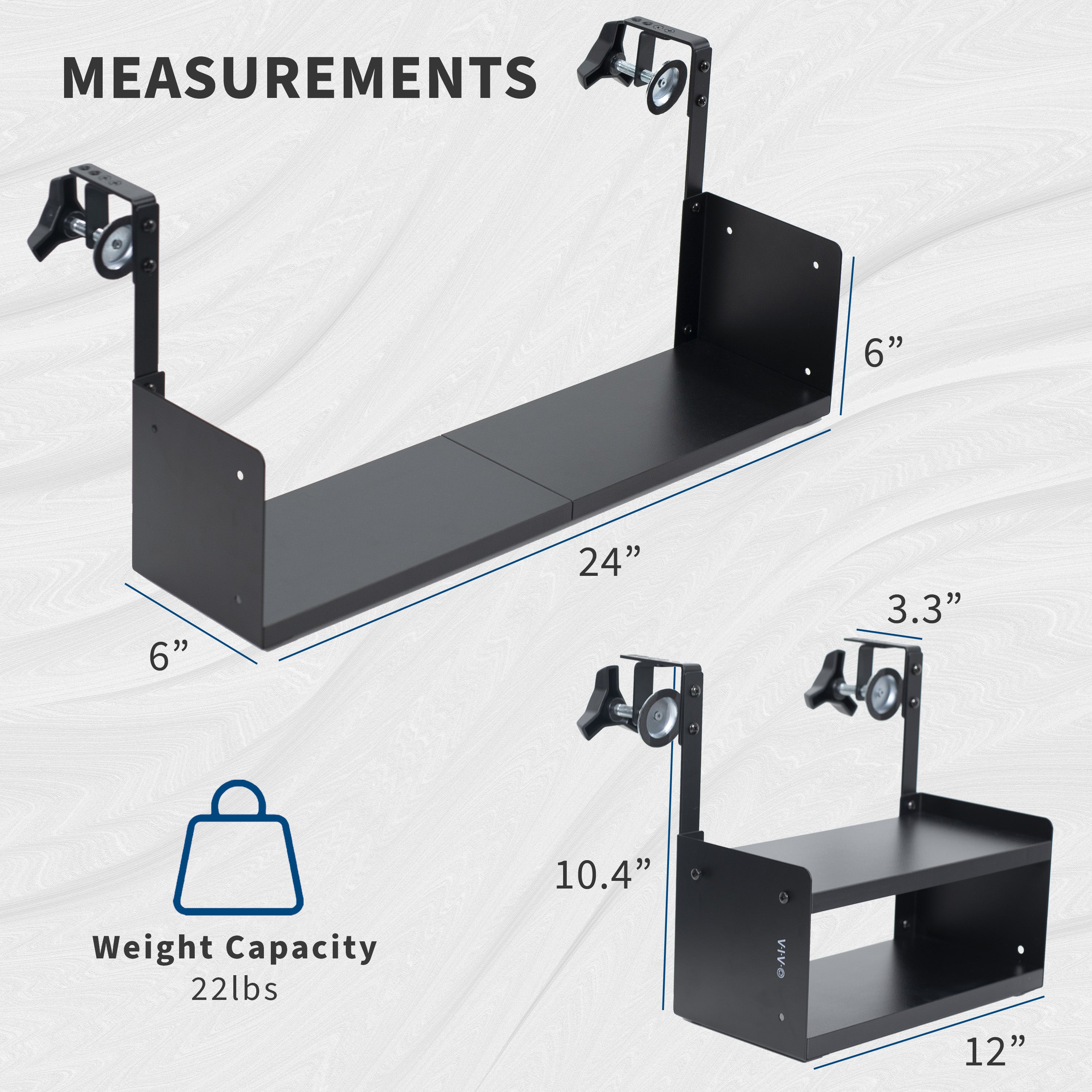 Single / Dual Tier Hanging Shelf - Image 3