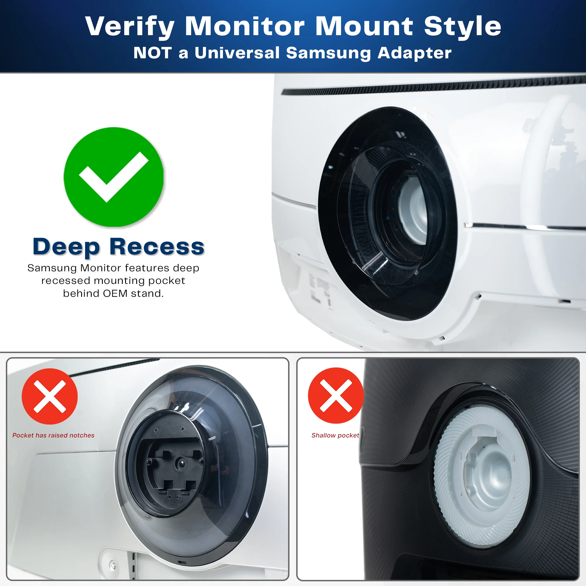 VESA Adapter Designed for Compatible Samsung Models - Image 3