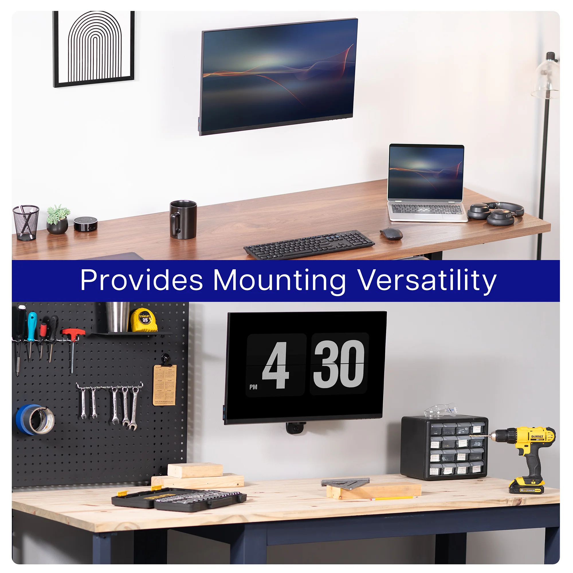 Pneumatic Arm Single 17" to 32" Monitor Wall Mount - Image 9